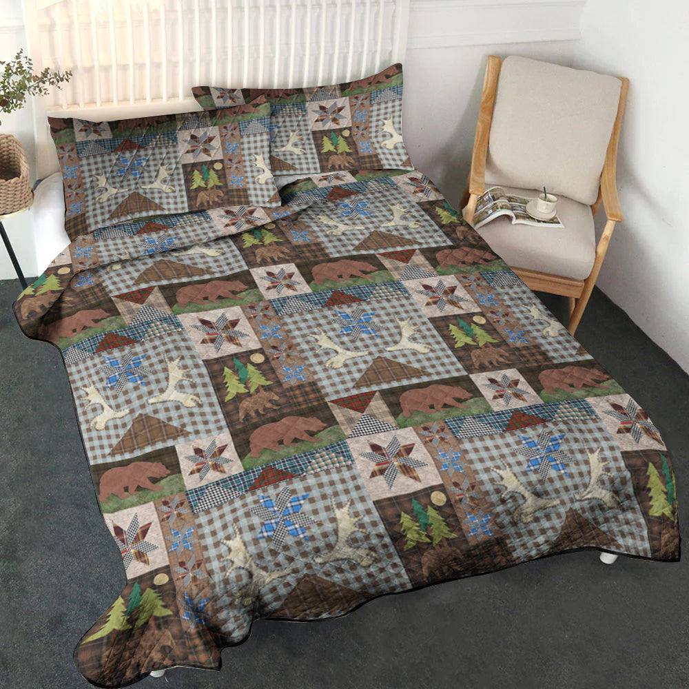 Bear Creek Lodge CLM2309013B Quilt Bed Set