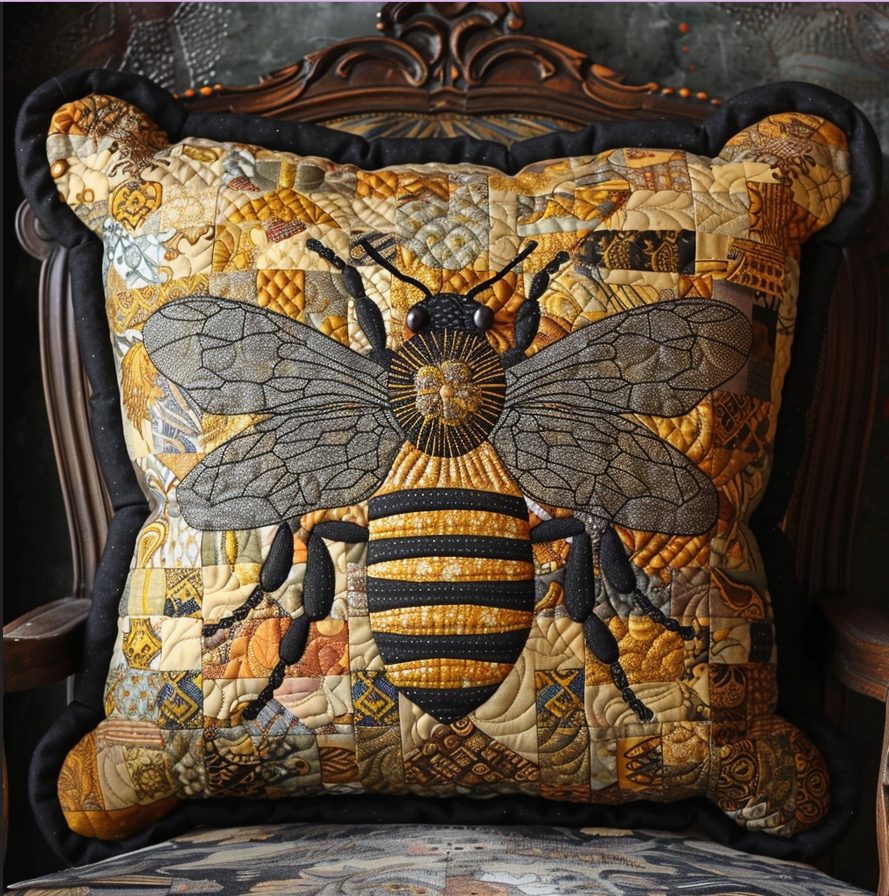 Bee TAI080324053 Quilted Pillow Case