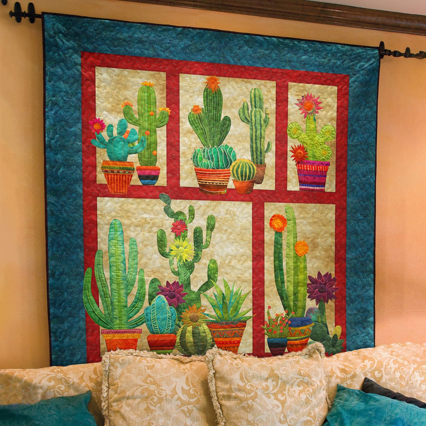 Cactus CLM1511061 Art Quilt