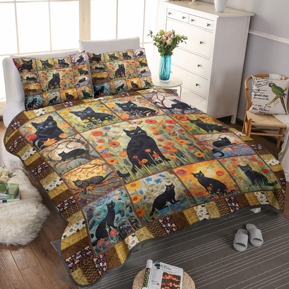 Cat Quilt Bed Set TL080921