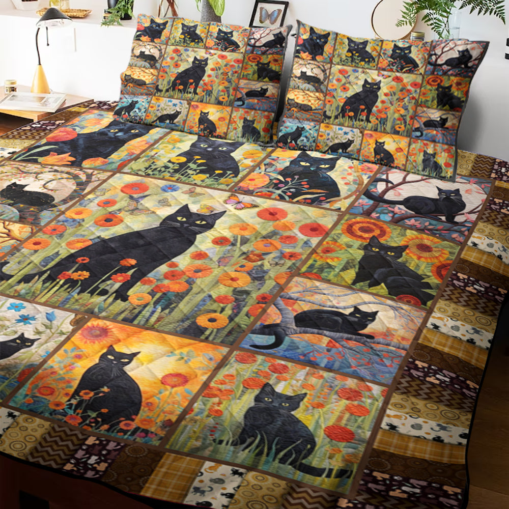 Cat Quilt Bed Set TL080921