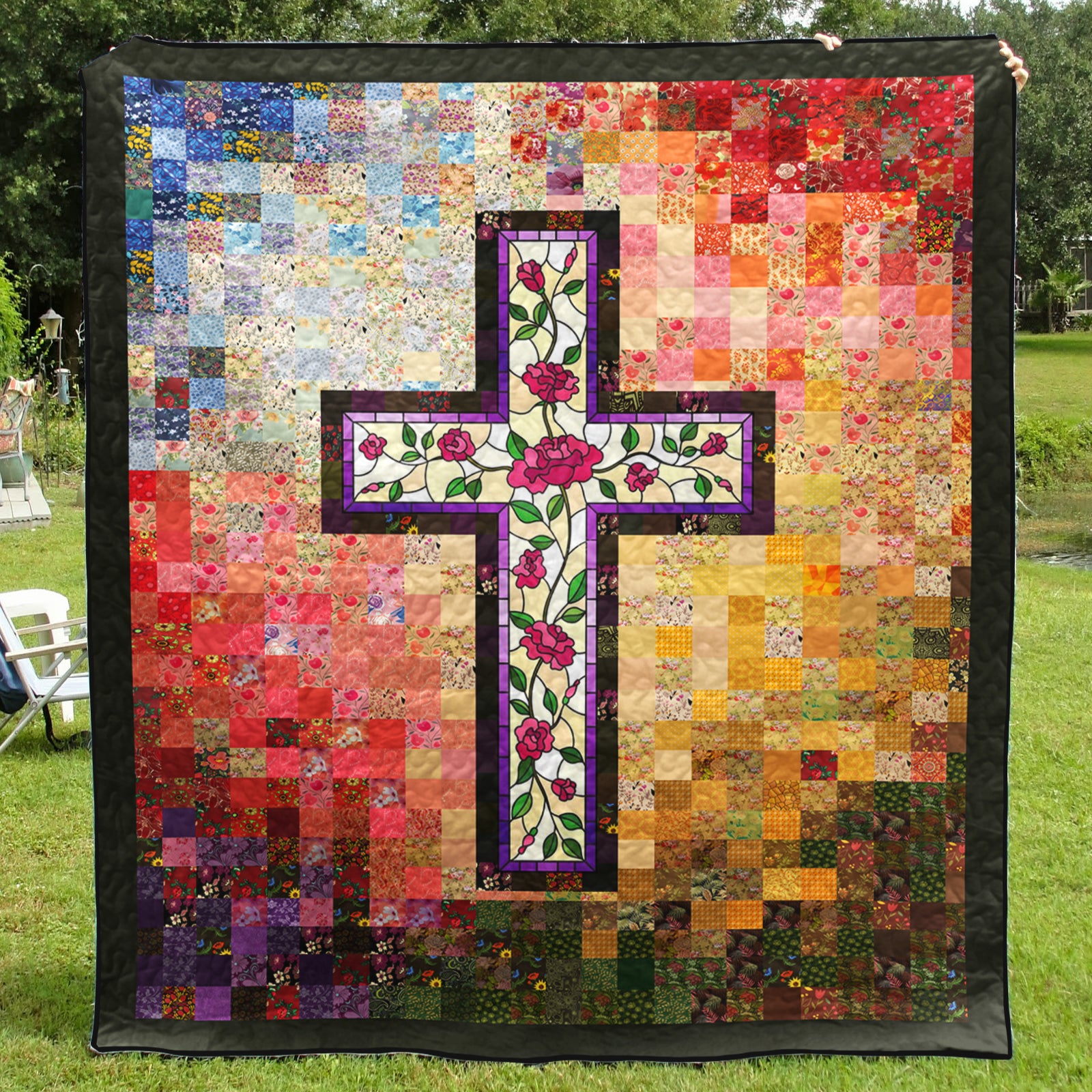 Christian Cross CLM200616 Art Quilt