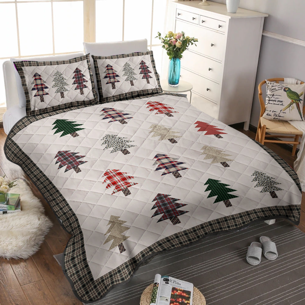Christmas Tree CLA2709080B  Quilt Bed Set