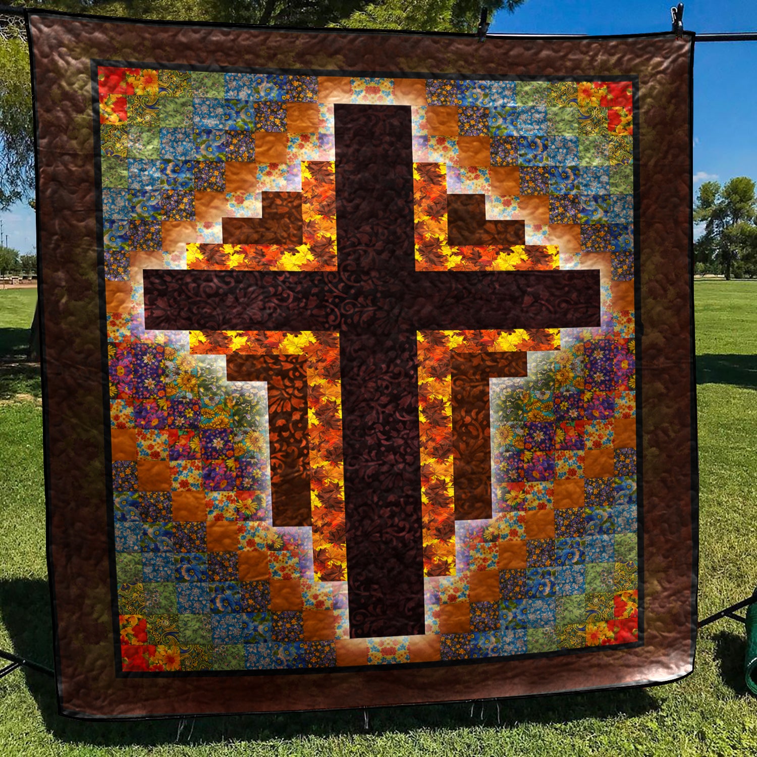Christian Cross CLA0710303Q Art Quilt