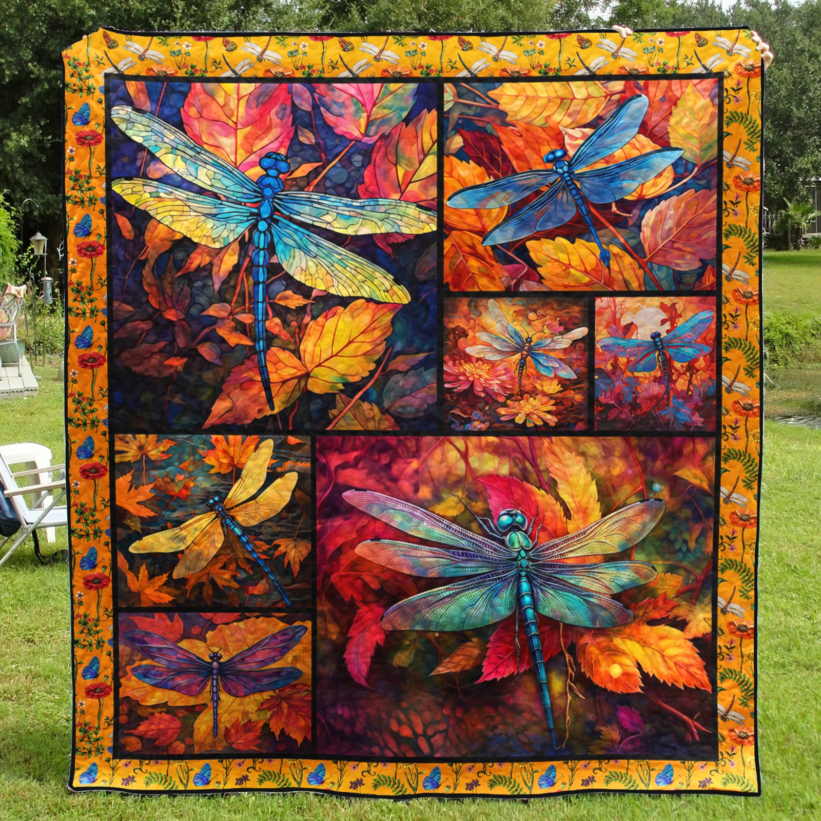 Dragonfly BS2503 8 Art Quilt