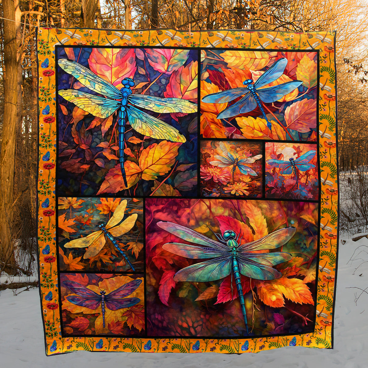 Dragonfly BS2503 8 Art Quilt