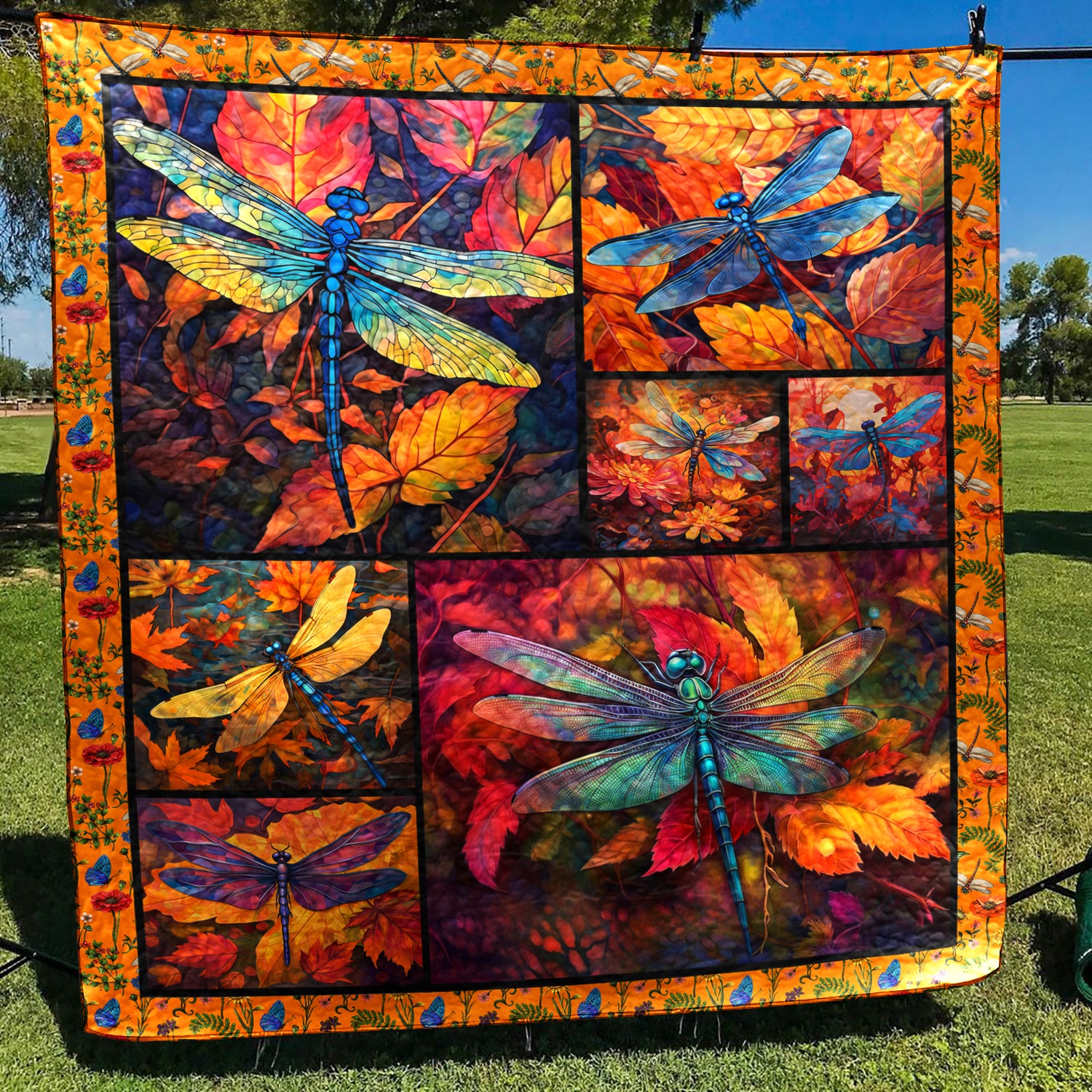 Dragonfly BS2503 8 Art Quilt