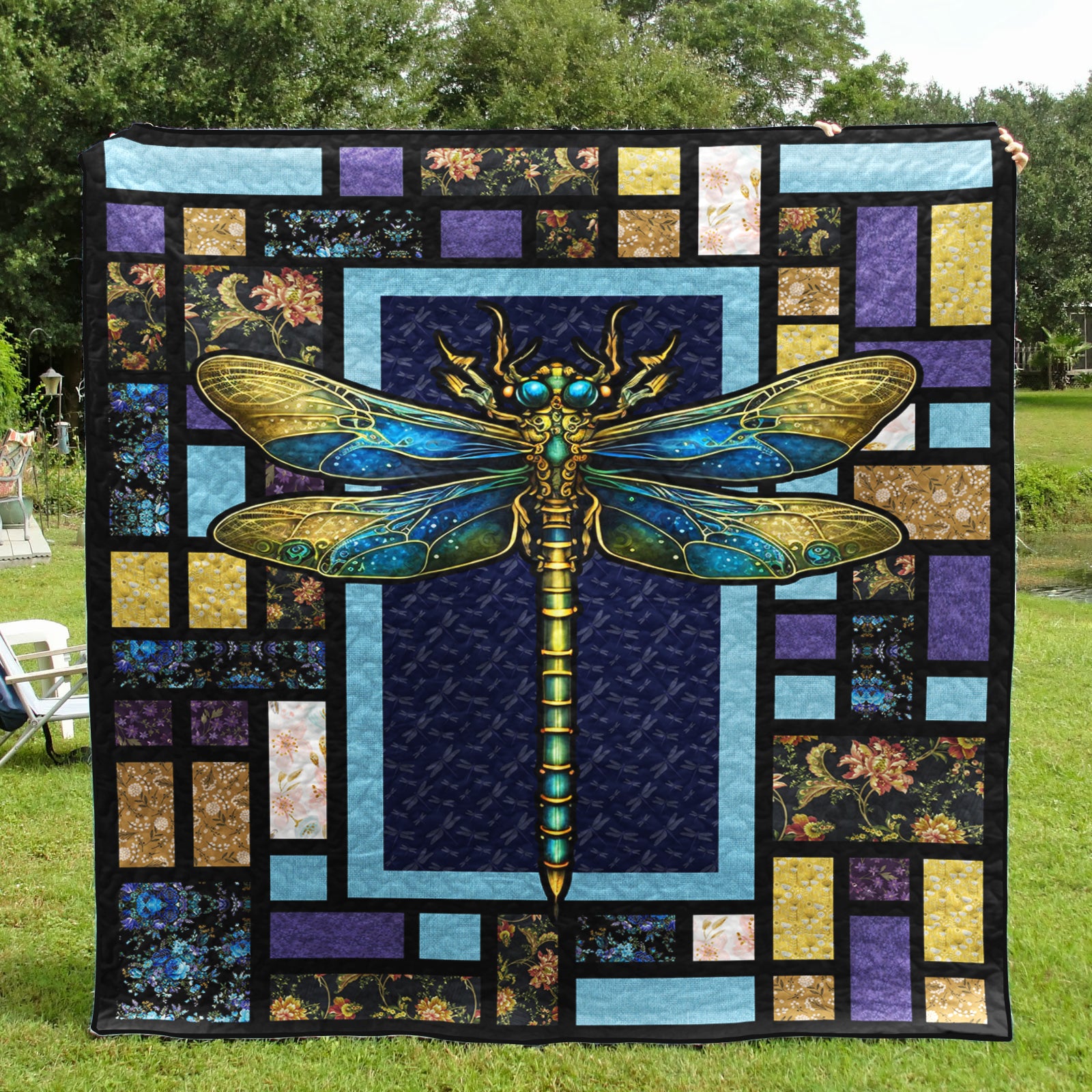 Dragonfly CLA06120581Q Art Quilt