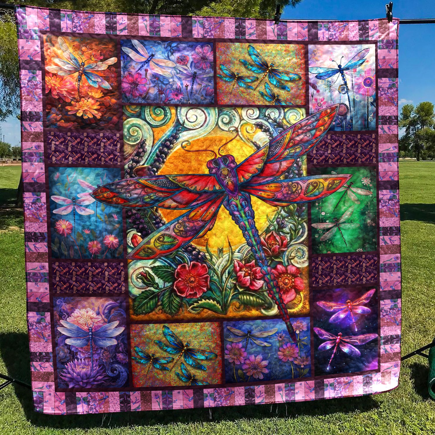 Dragonfly Art Quilt TL070702Y