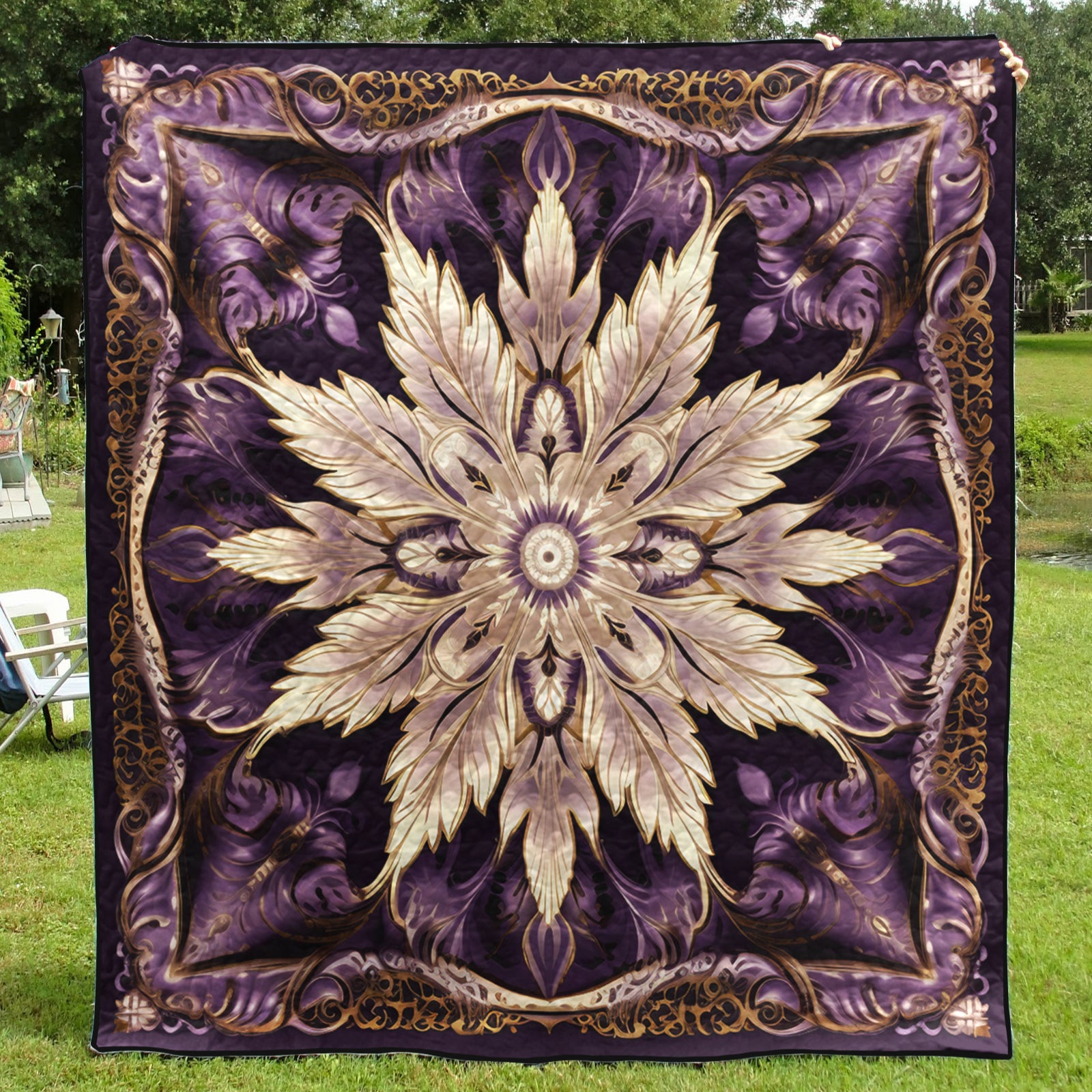 Flower CLM1510062 Art Quilt