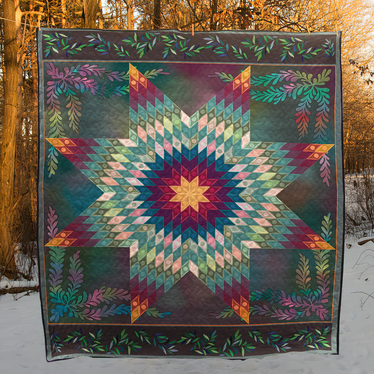 Hippie 190221068 Art Quilt