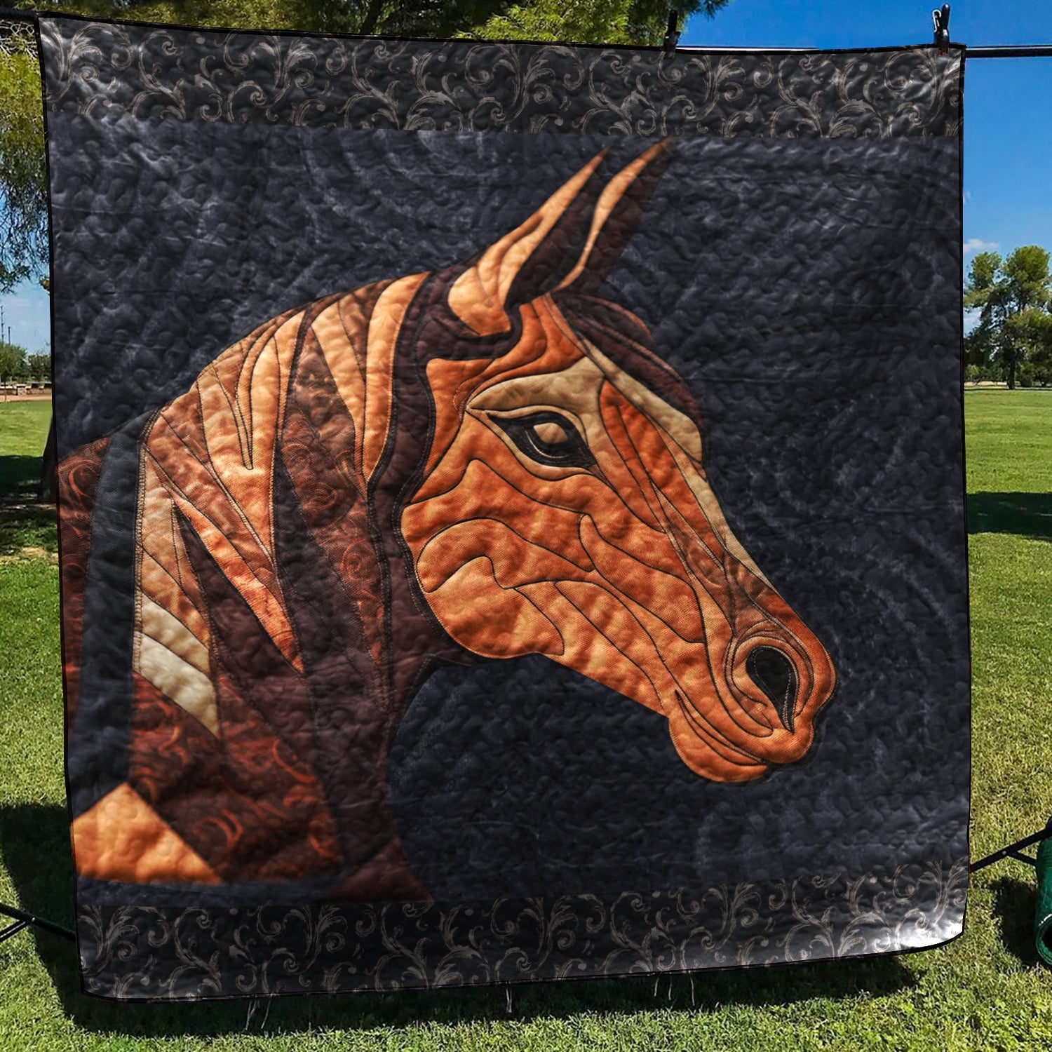 Horse TAI28122393 Quilt Blanket