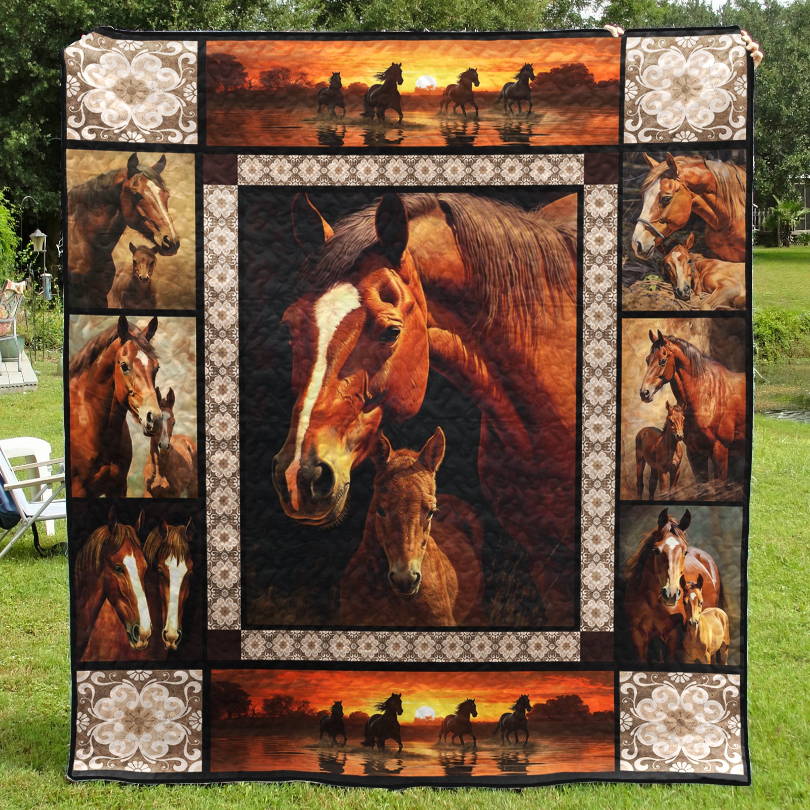 Horse TD19110292 Art Quilt