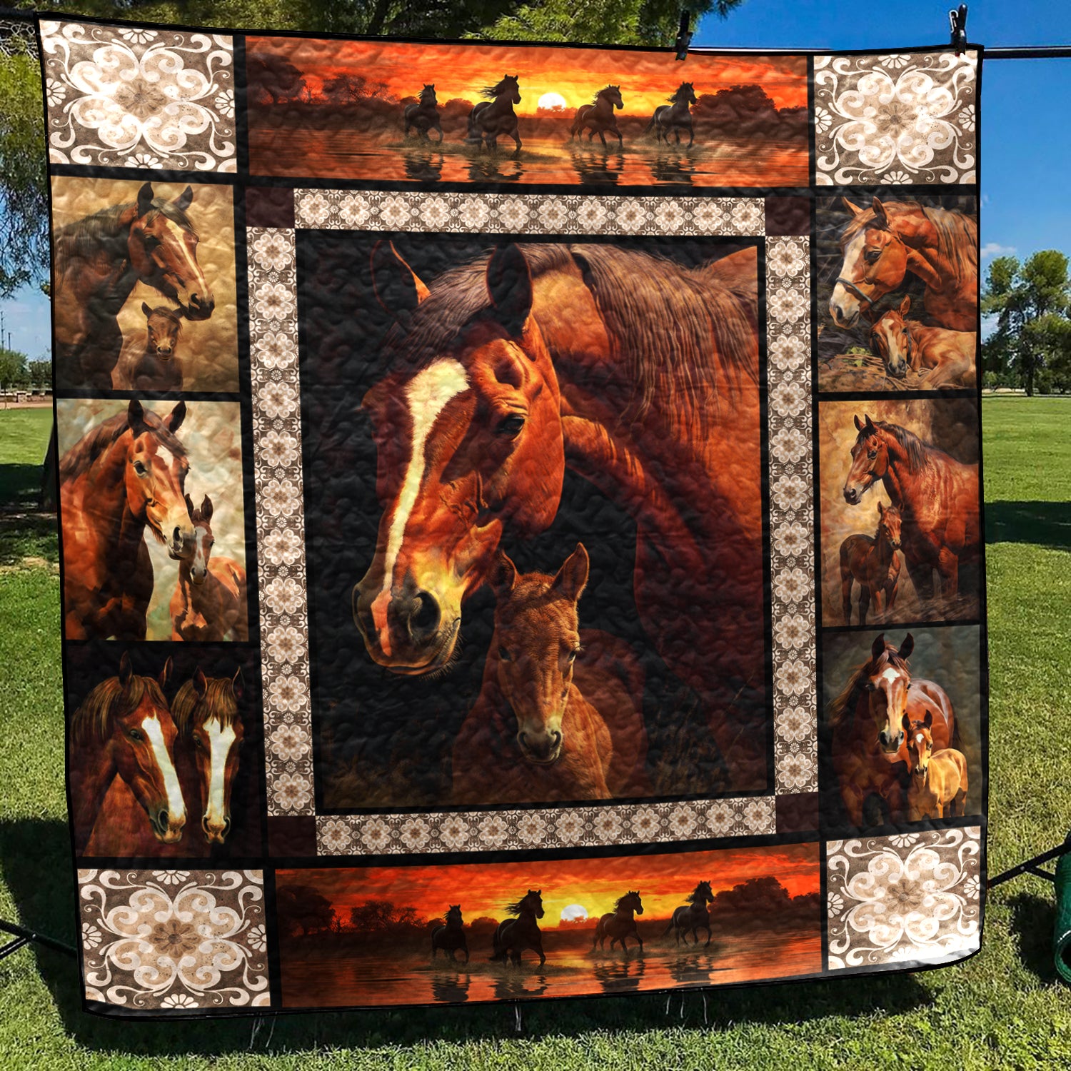 Horse TD19110292 Art Quilt