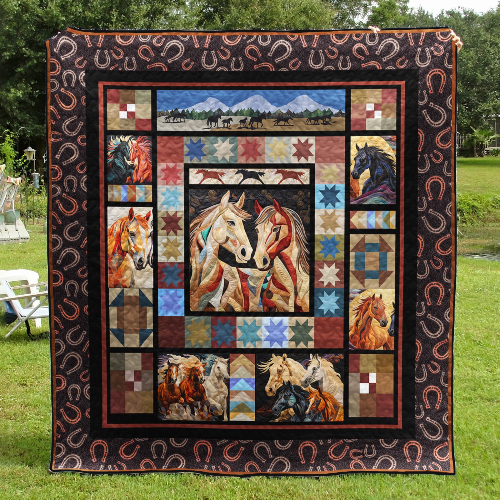 Horse TD2709486 Art Quilt