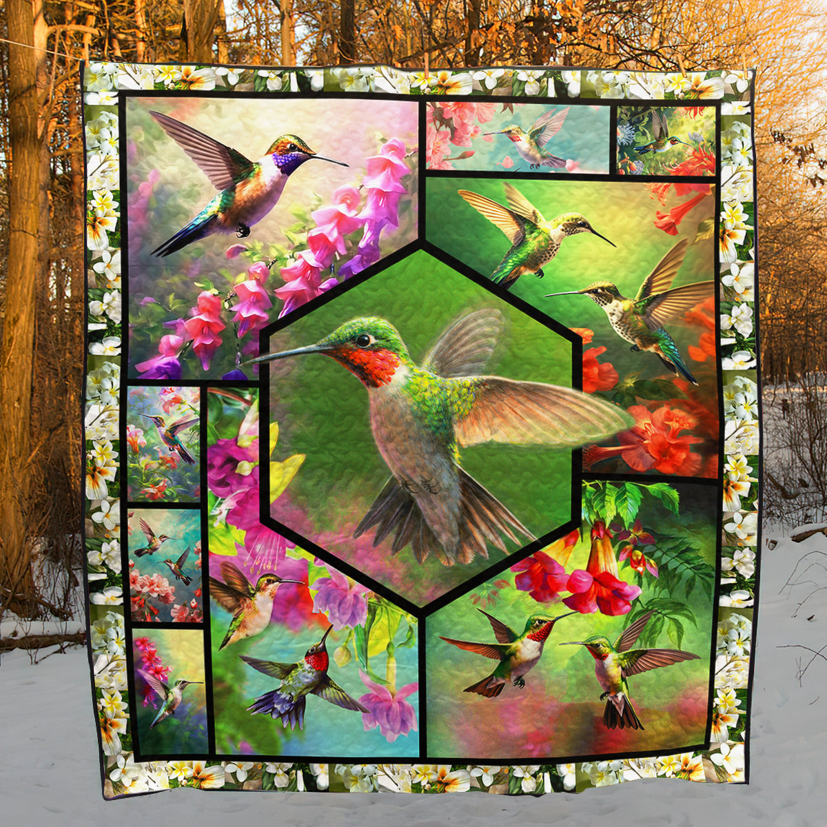Hummingbird Art Quilt HT261001