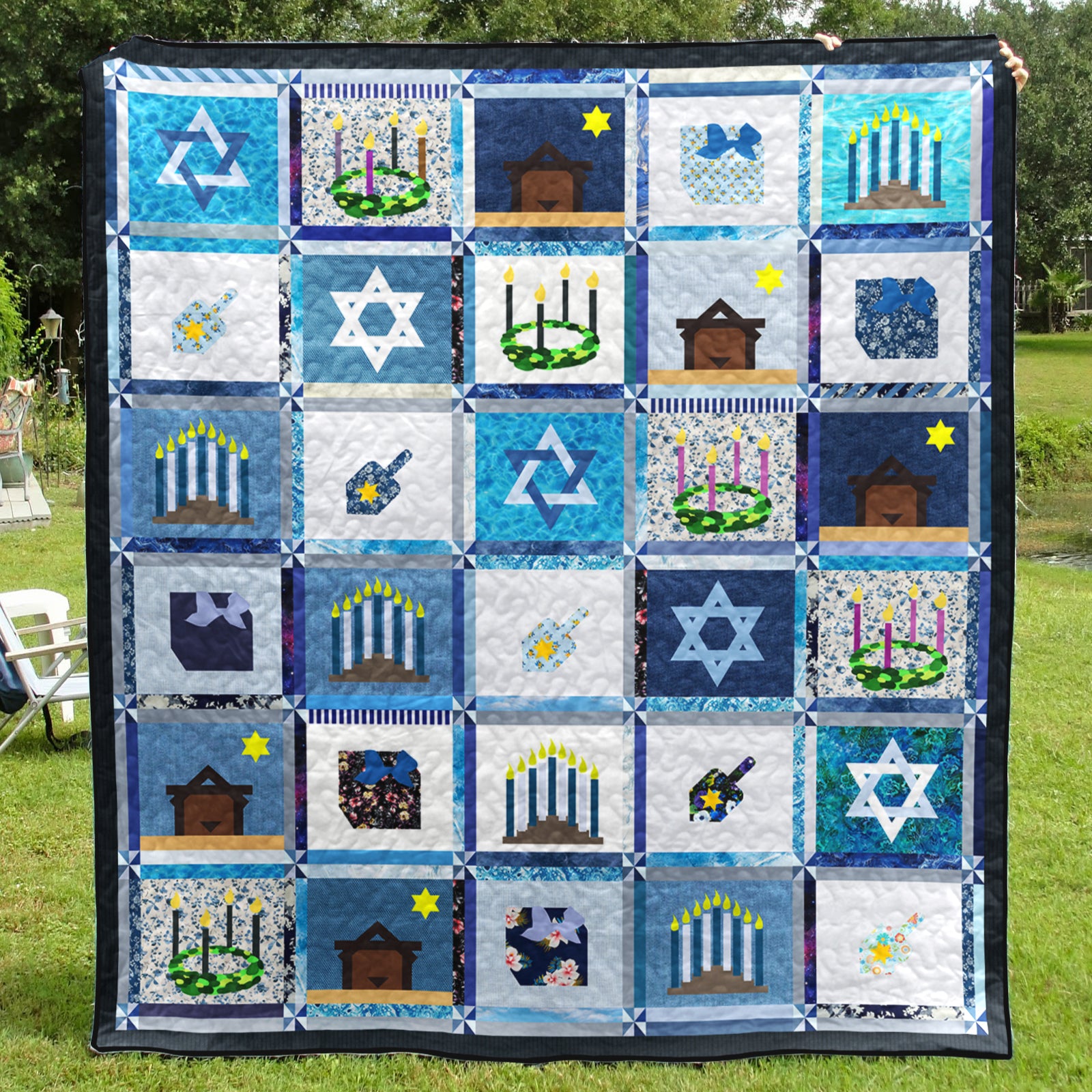 Jewish CL140650 Art Quilt