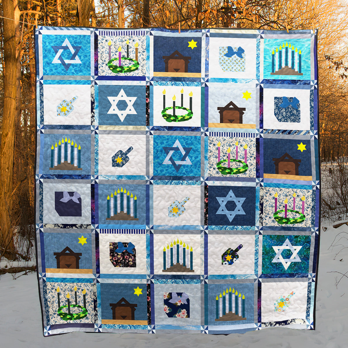 Jewish CL140650 Art Quilt