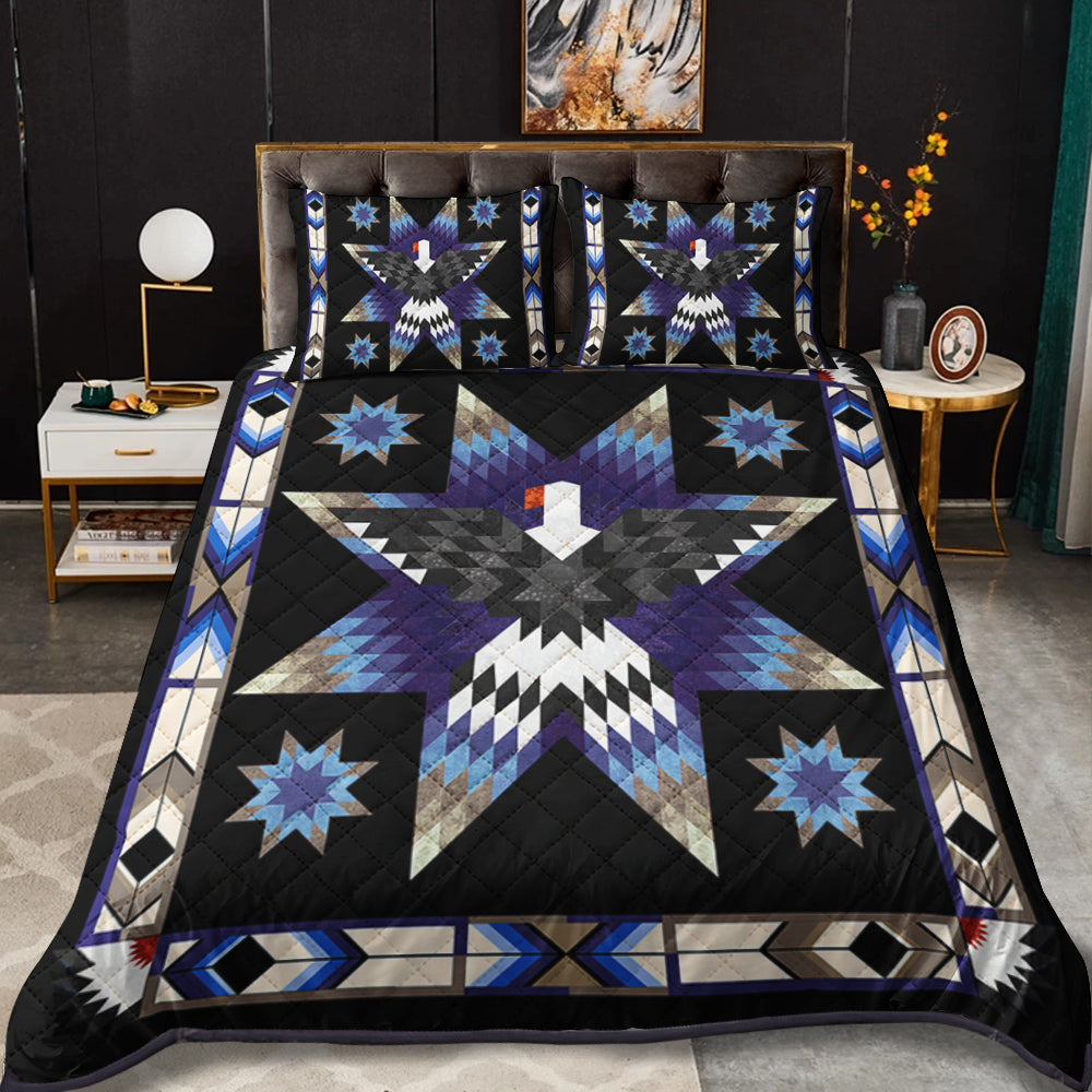 Native American Inspired Eagle Quilt Bed Set TL270510Y