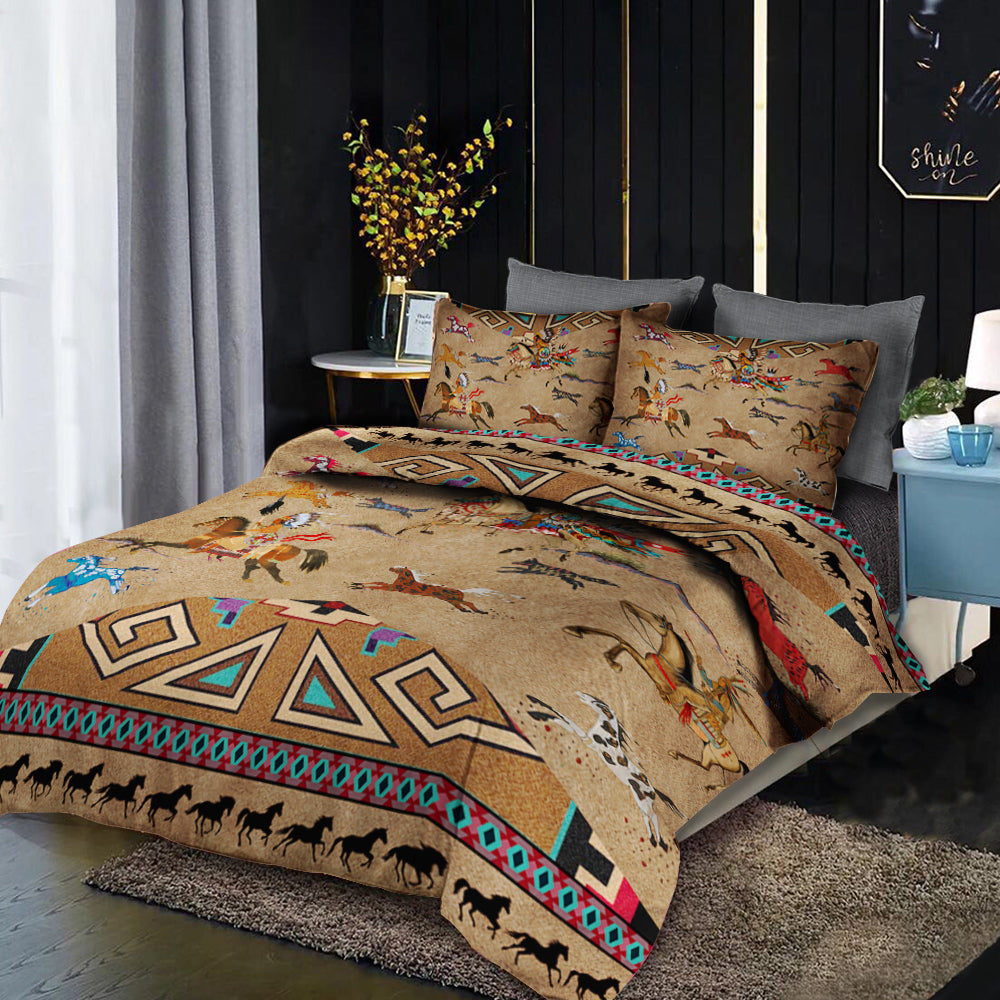 Native American Inspired Horses Bedding Sets TL030607BS