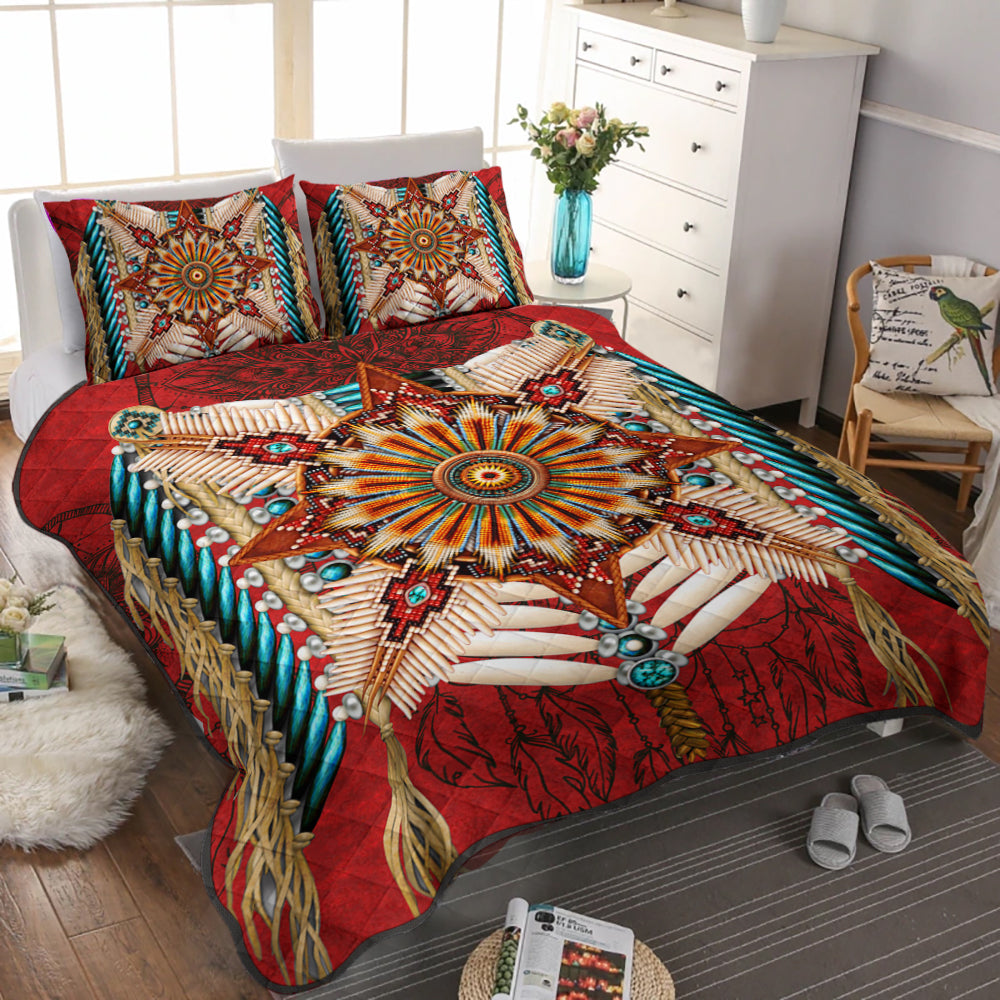 Native American Inspired Quilt Bed Set HN090907T