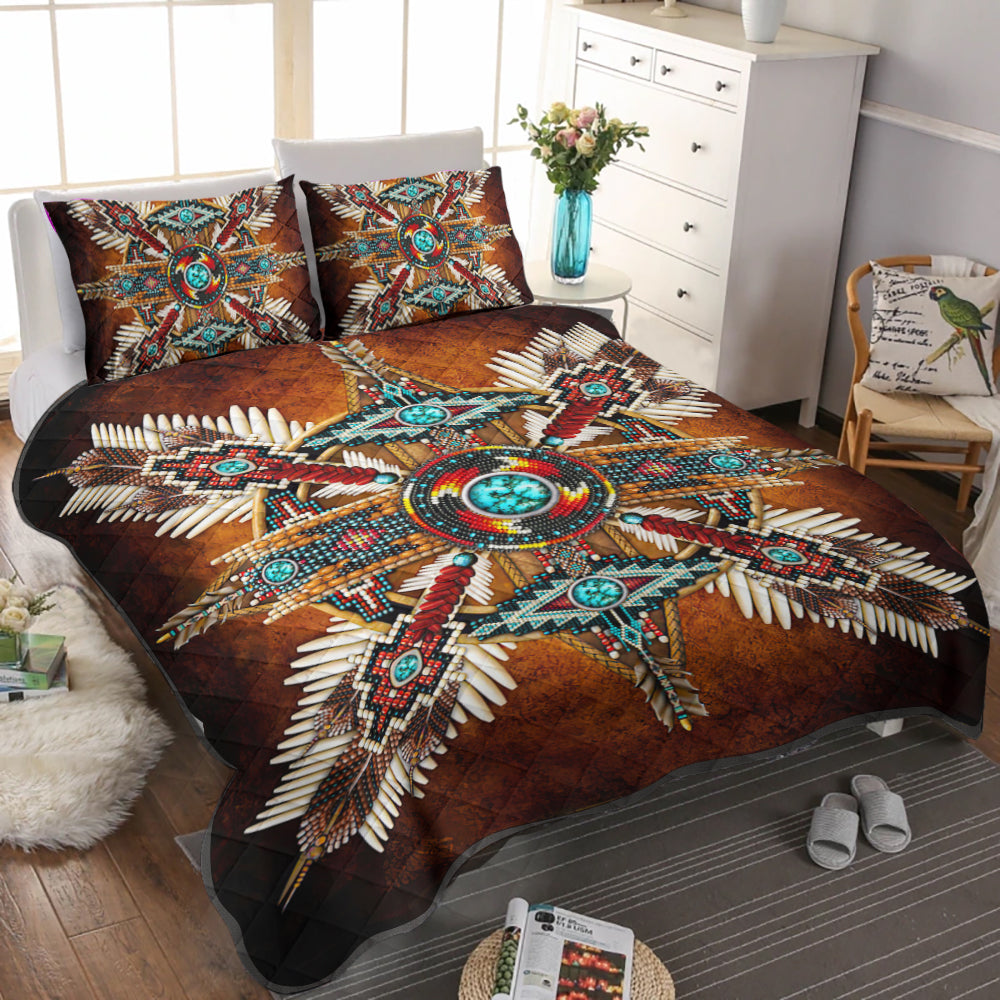 Native American Inspired Quilt Bed Set TL070909