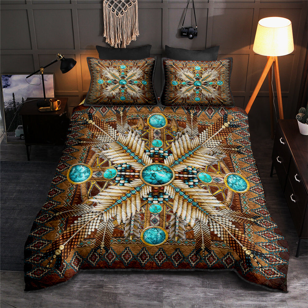 Native American Inspired Quilt Bed Set TL080917