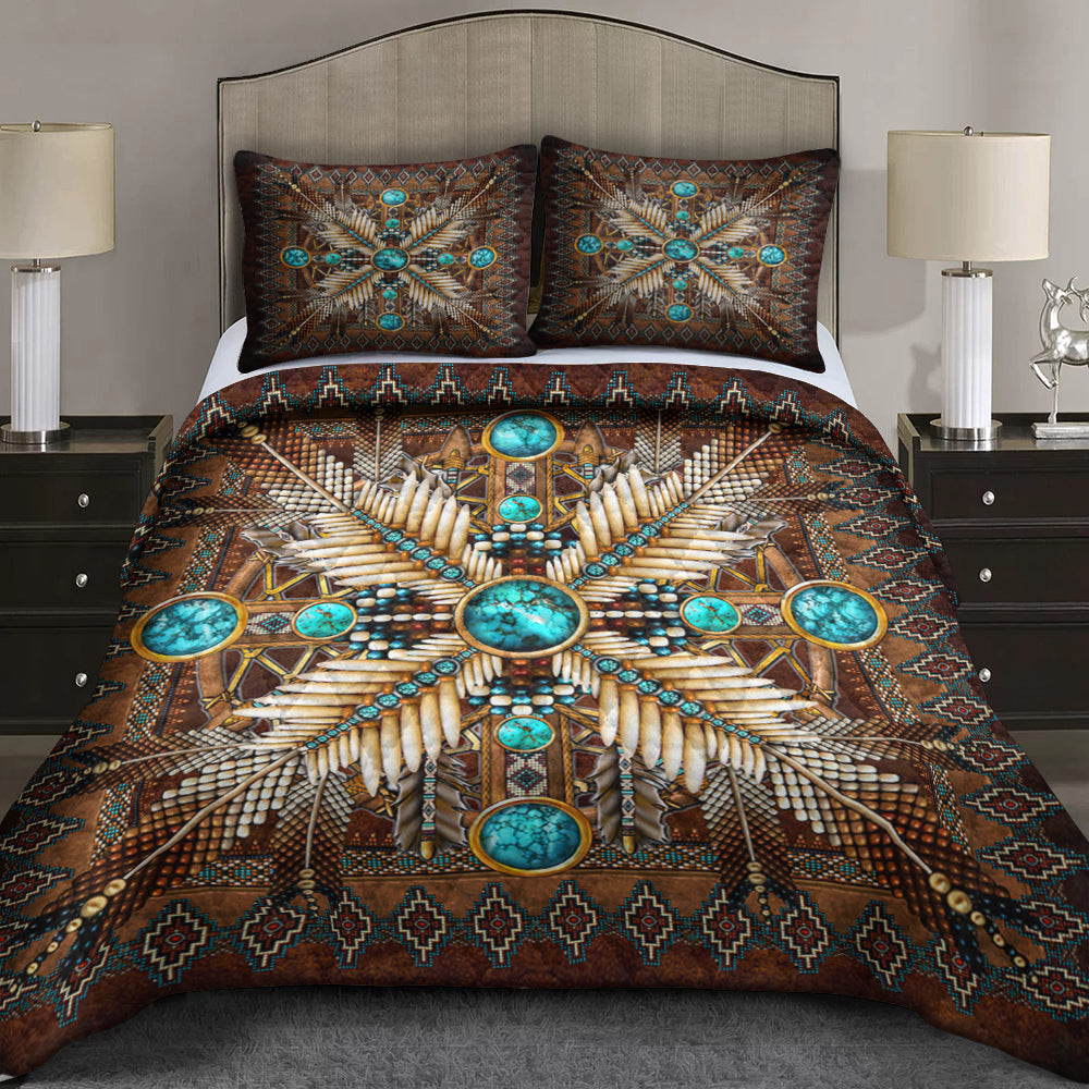 Native American Inspired Quilt Bed Set TL080917