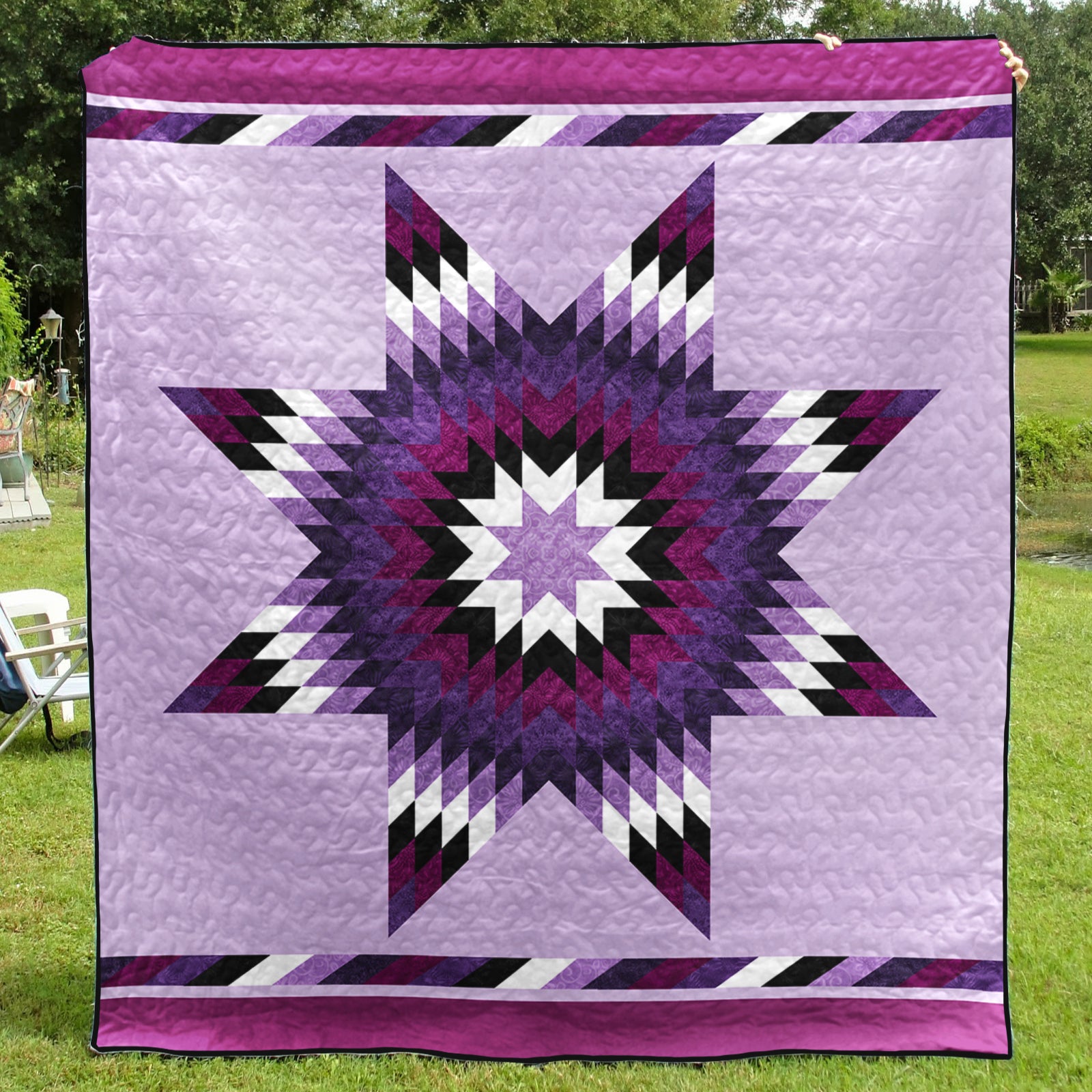 Native American Inspired Star Art Quilt HM01082304BL