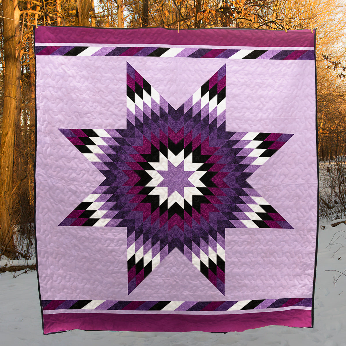 Native American Inspired Star Art Quilt HM01082304BL