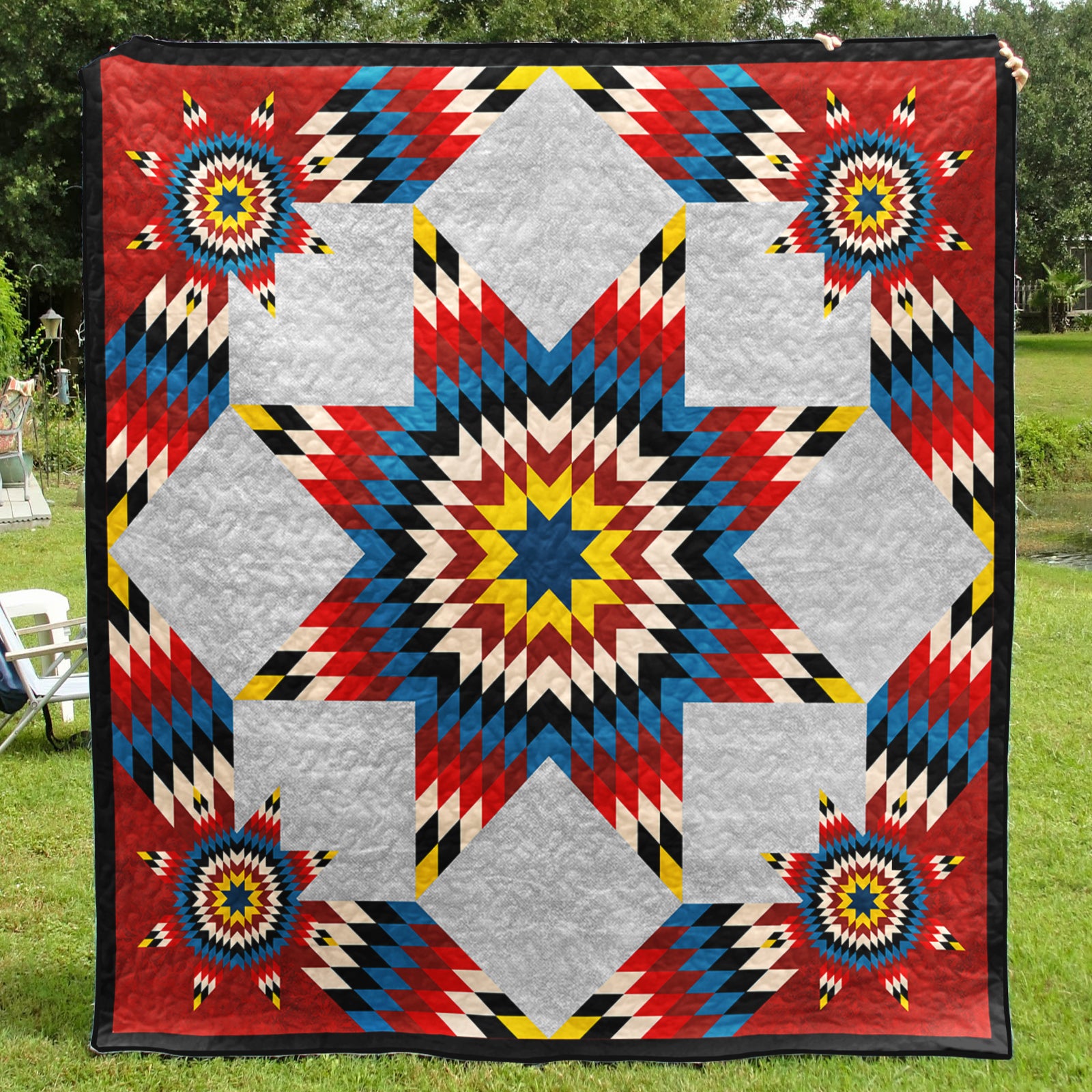 Native American Inspired Star Art Quilt HM31072303BL