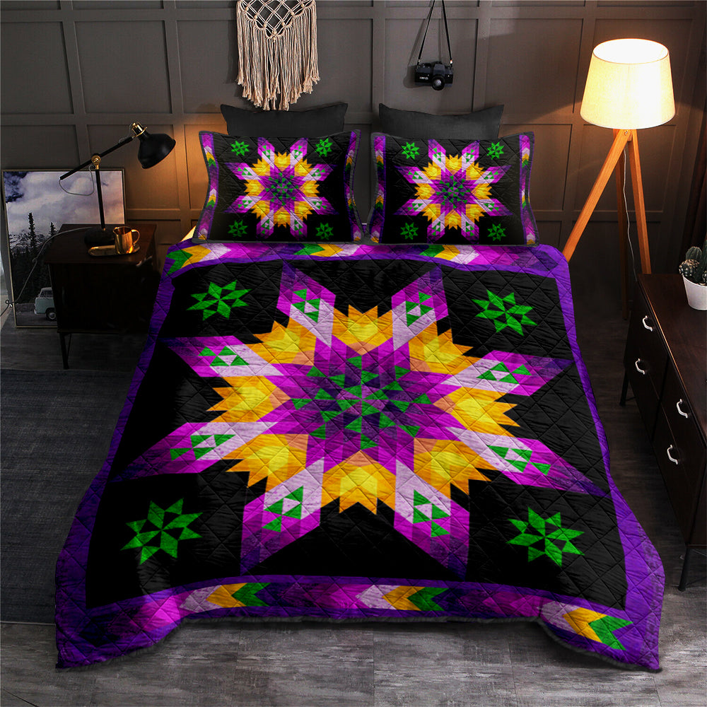 Native American Inspired Star Quilt Bed Set TL300503QS