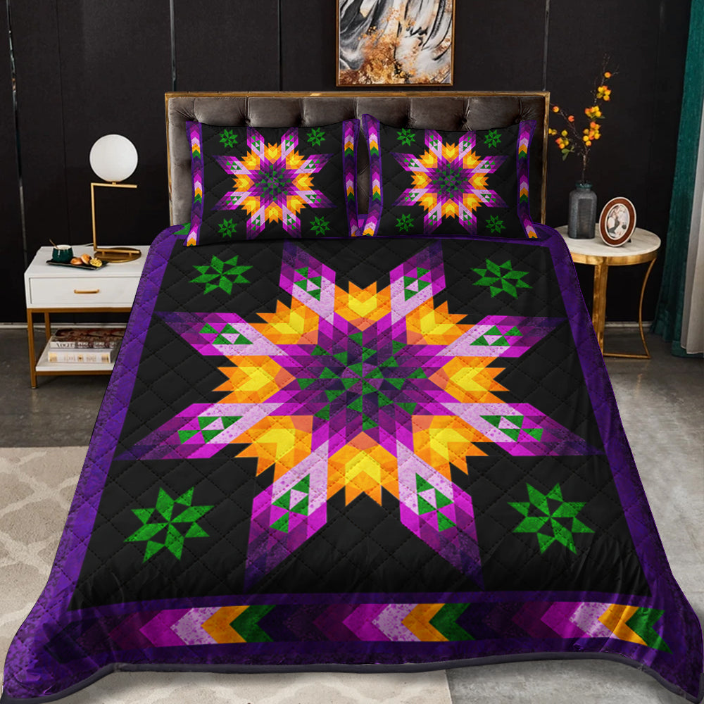 Native American Inspired Star Quilt Bed Set TL300503QS