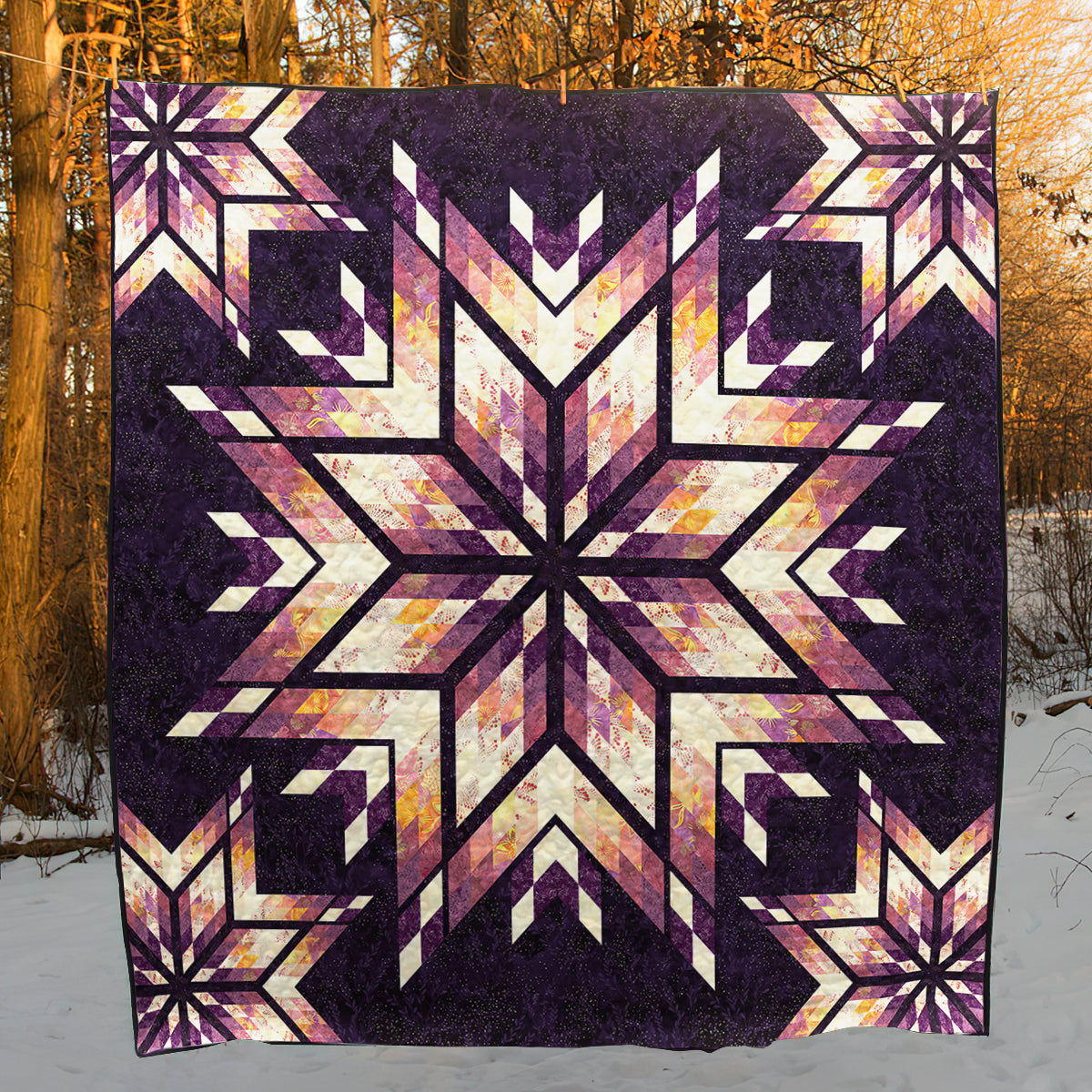 Native American Inspired Star Art Quilt HM19062302