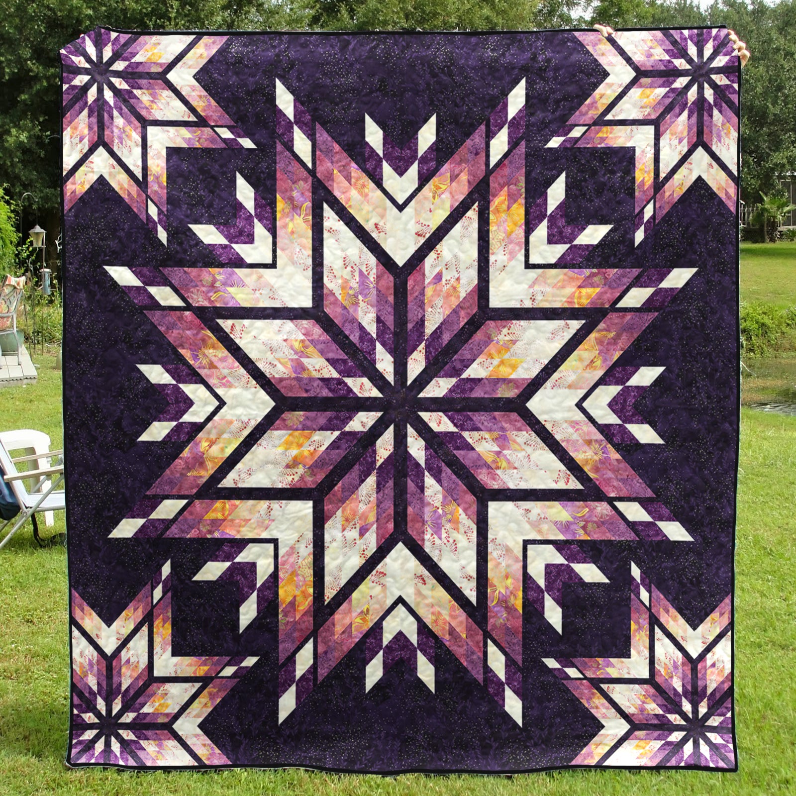 Native American Inspired Star Art Quilt HM19062302