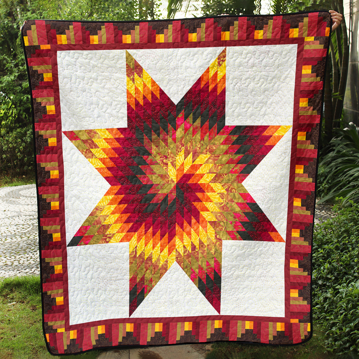 Native American Inspired Star Art Quilt HN200502M