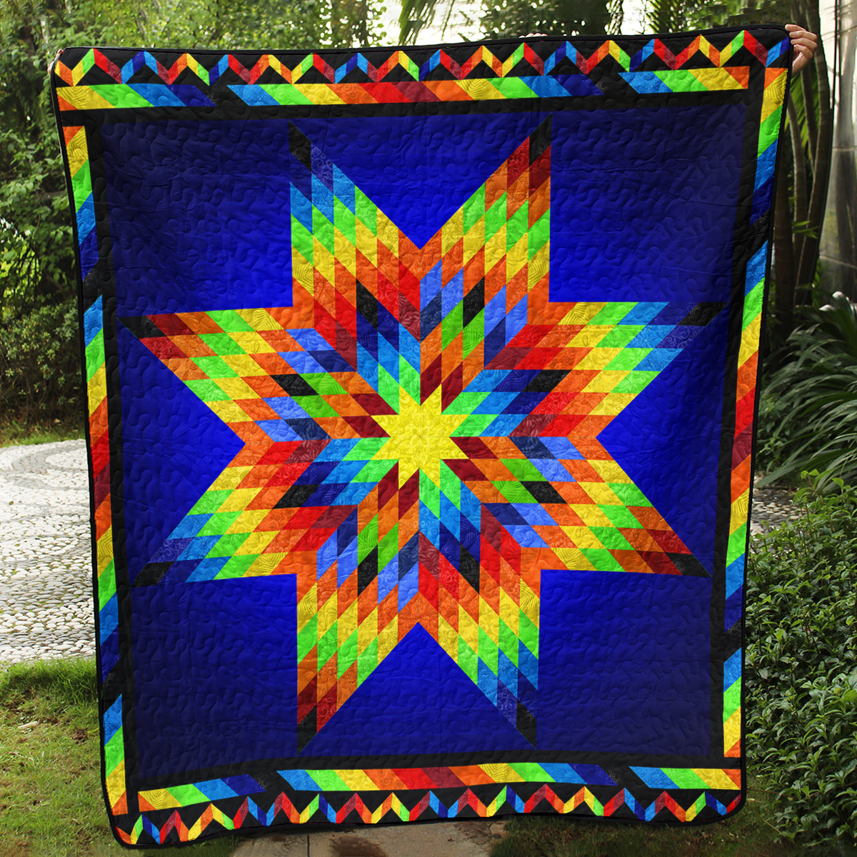 Native American Inspired Star Art Quilt TL280505Q