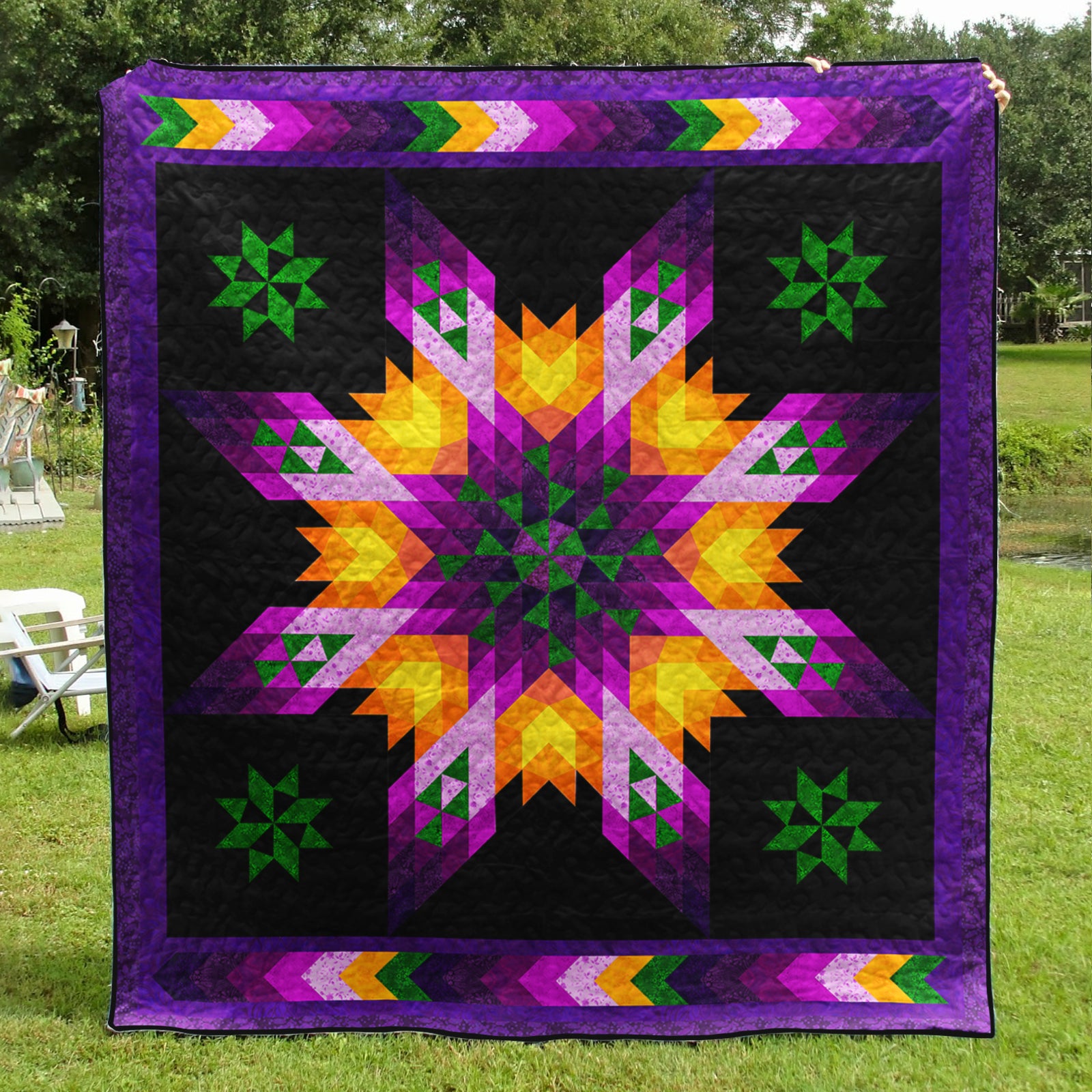 Native American Inspired Star Art Quilt TL300503Y