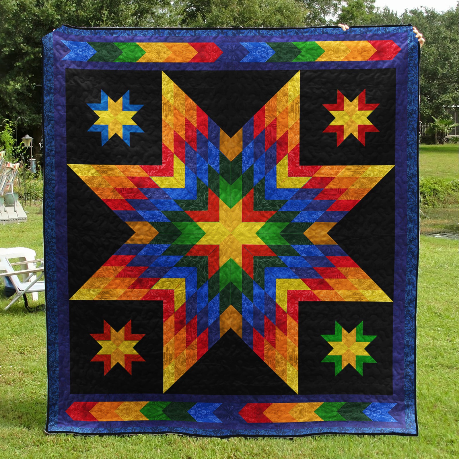 Native American Inspired Star Art Quilt TL310504Y