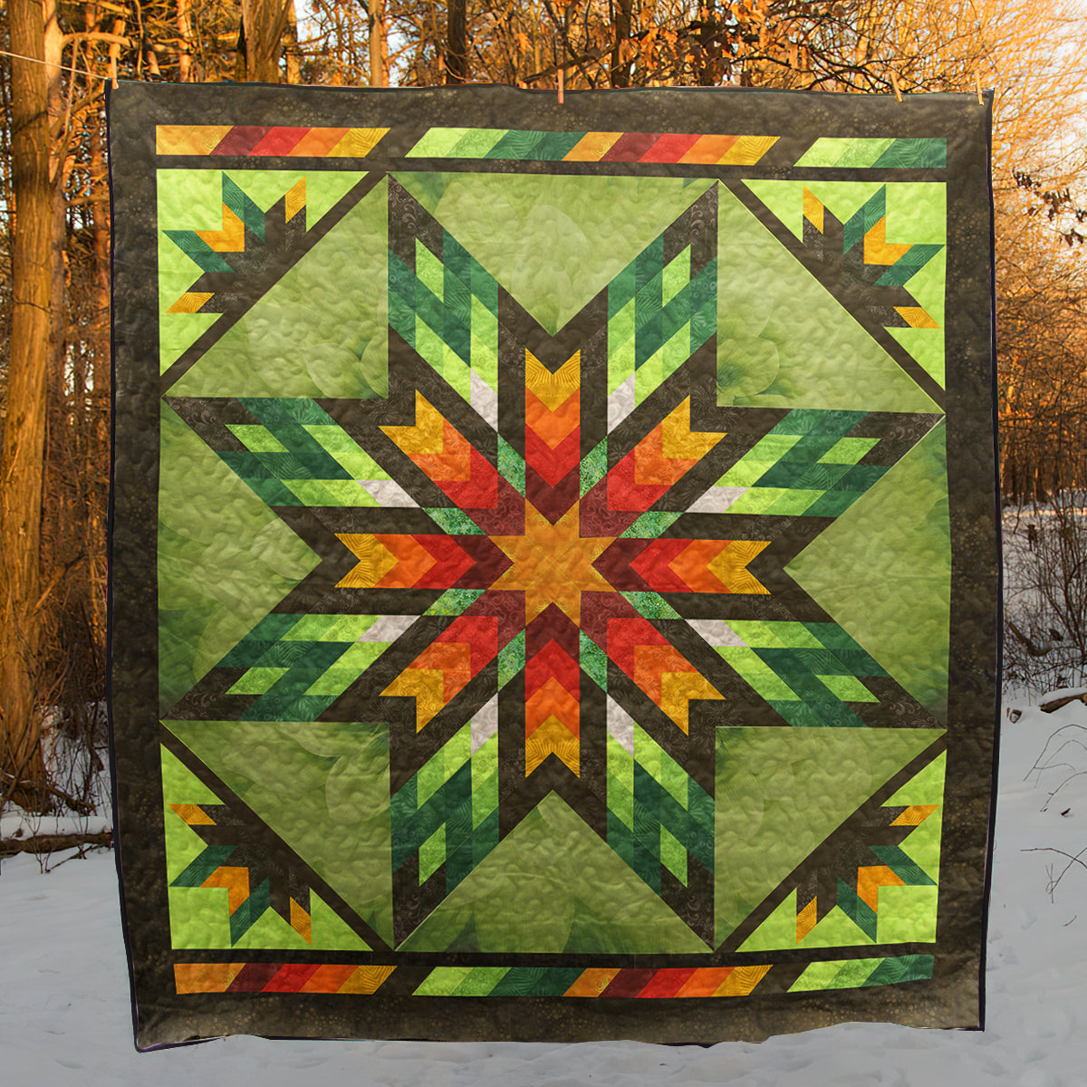 Native American Inspired Star Art Quilt TL310505Y