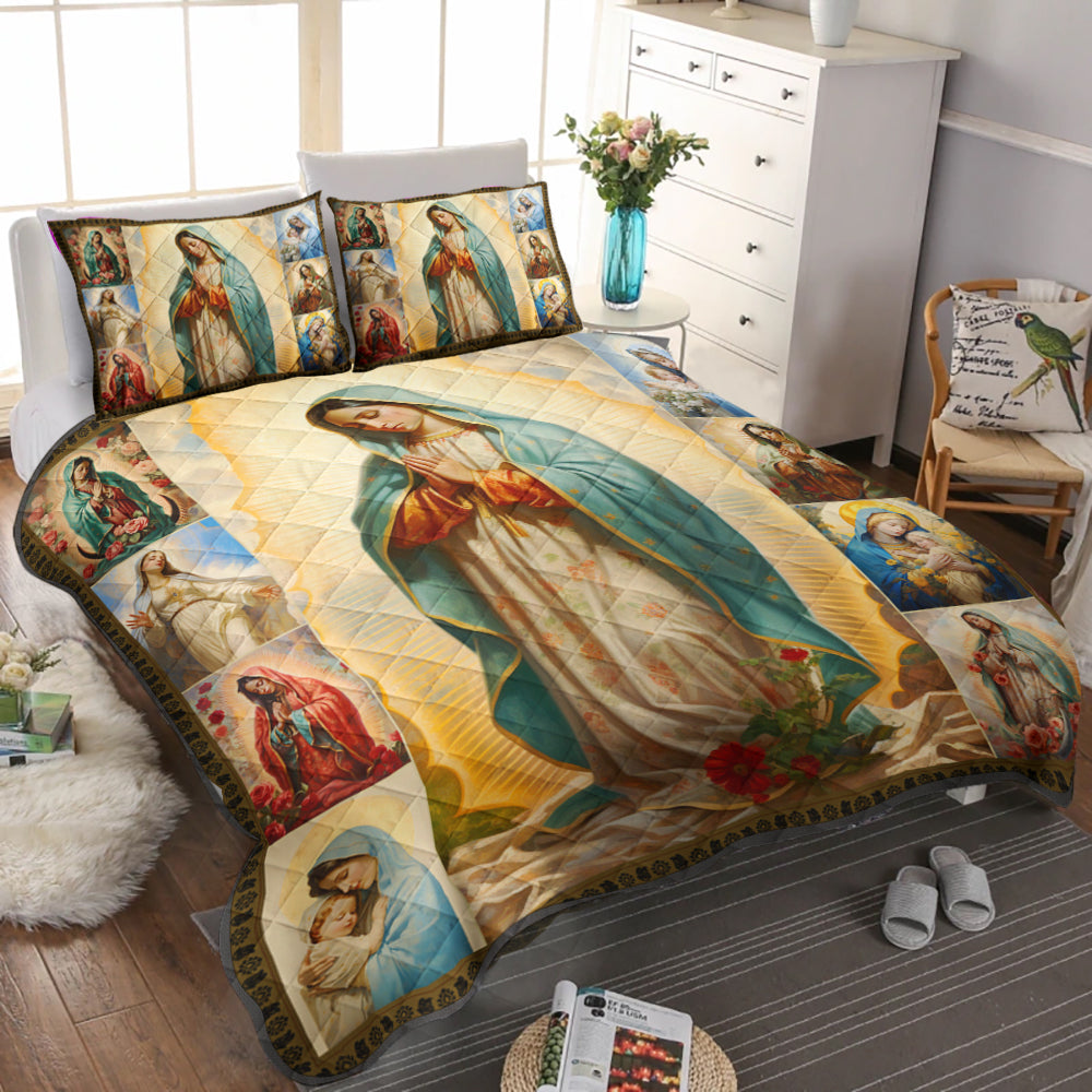 Our Lady Of Guadalupe Quilt Bed Set CLH0909007