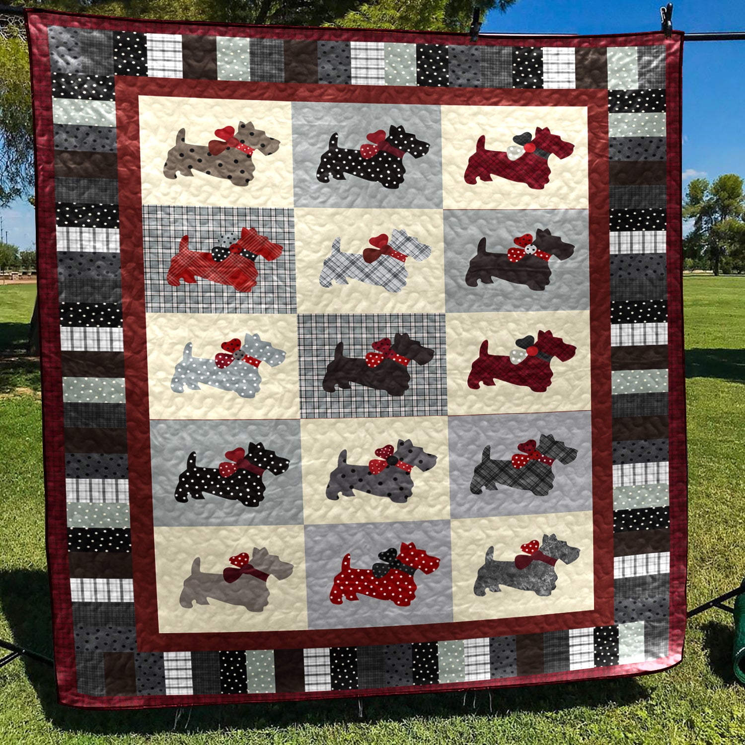 Scottish Terrier CLM0611601 Art Quilt