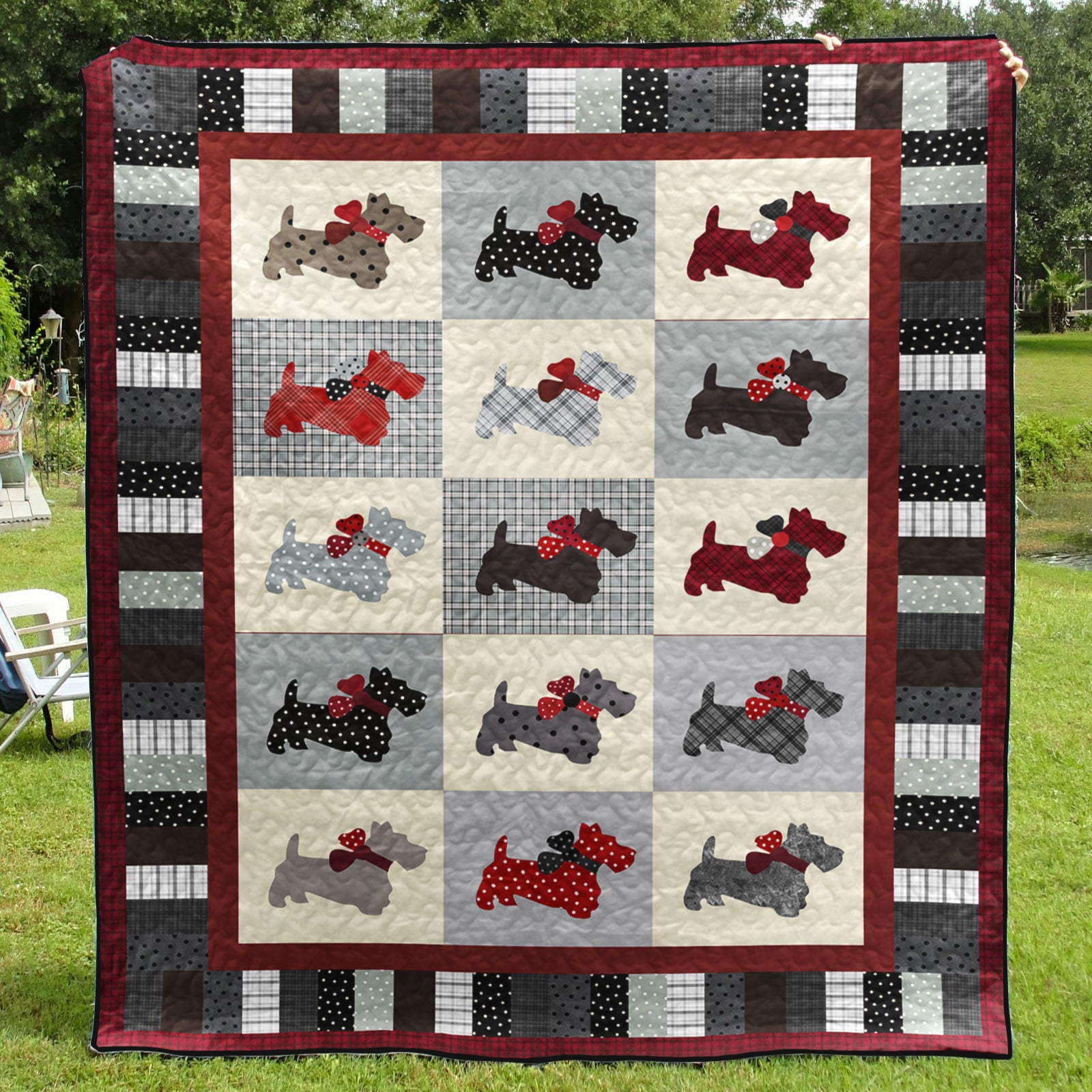 Scottish Terrier CLM0611601 Art Quilt