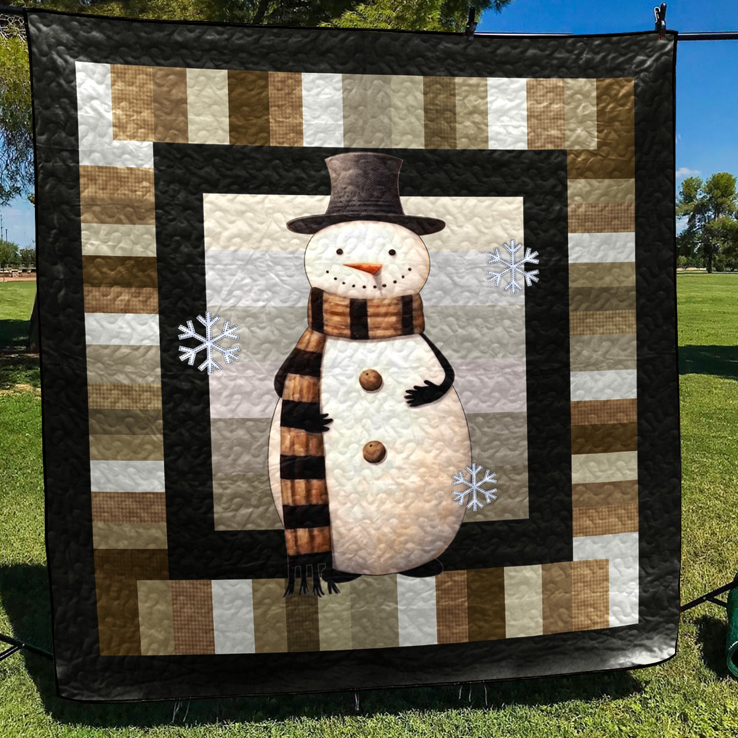 Snowman CLM1611728 Art Quilt