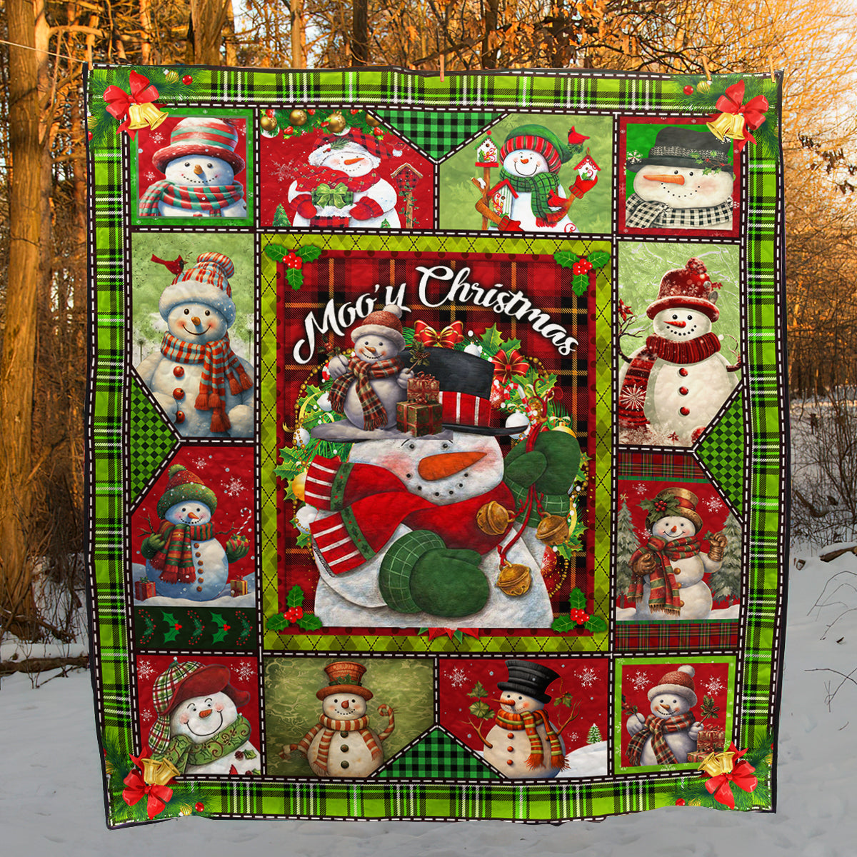 Snowman Art Quilt HT301002