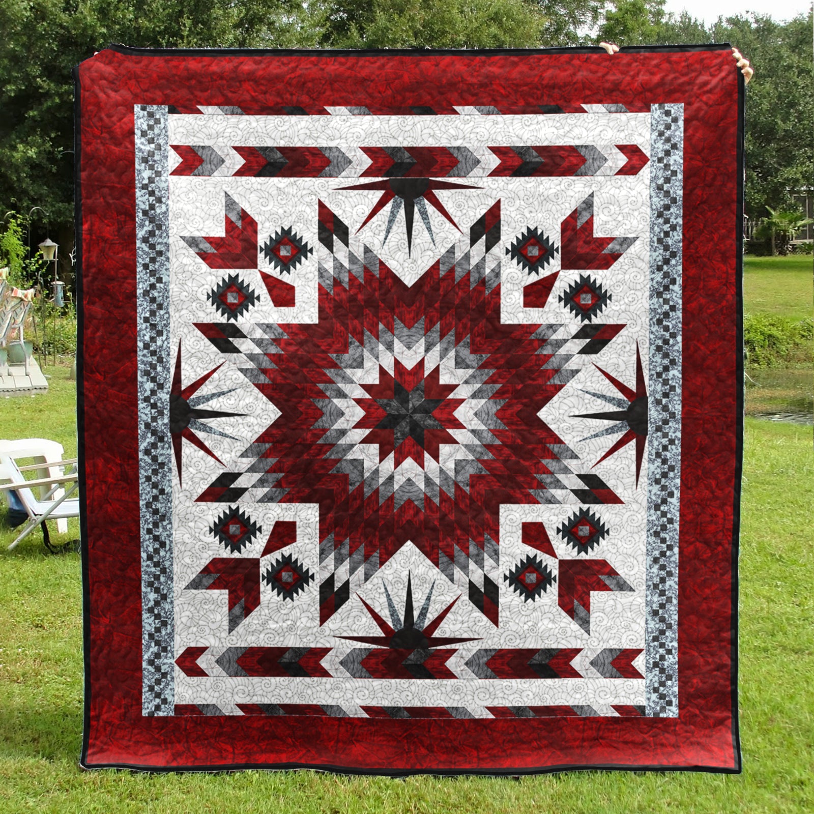 Native American Inspired Star CLA150650 Art Quilt