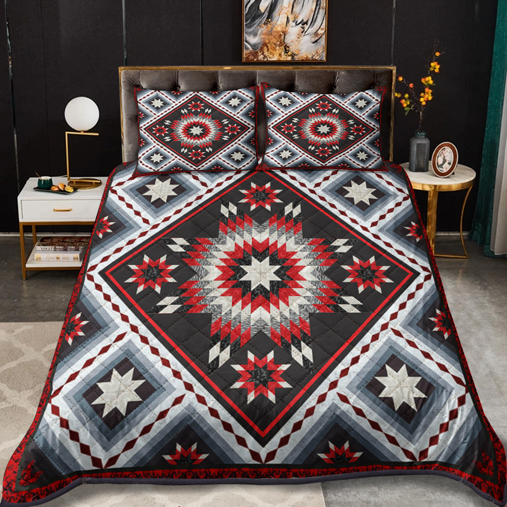 Star Native American Inspired Quilt Bed Set HN230508M