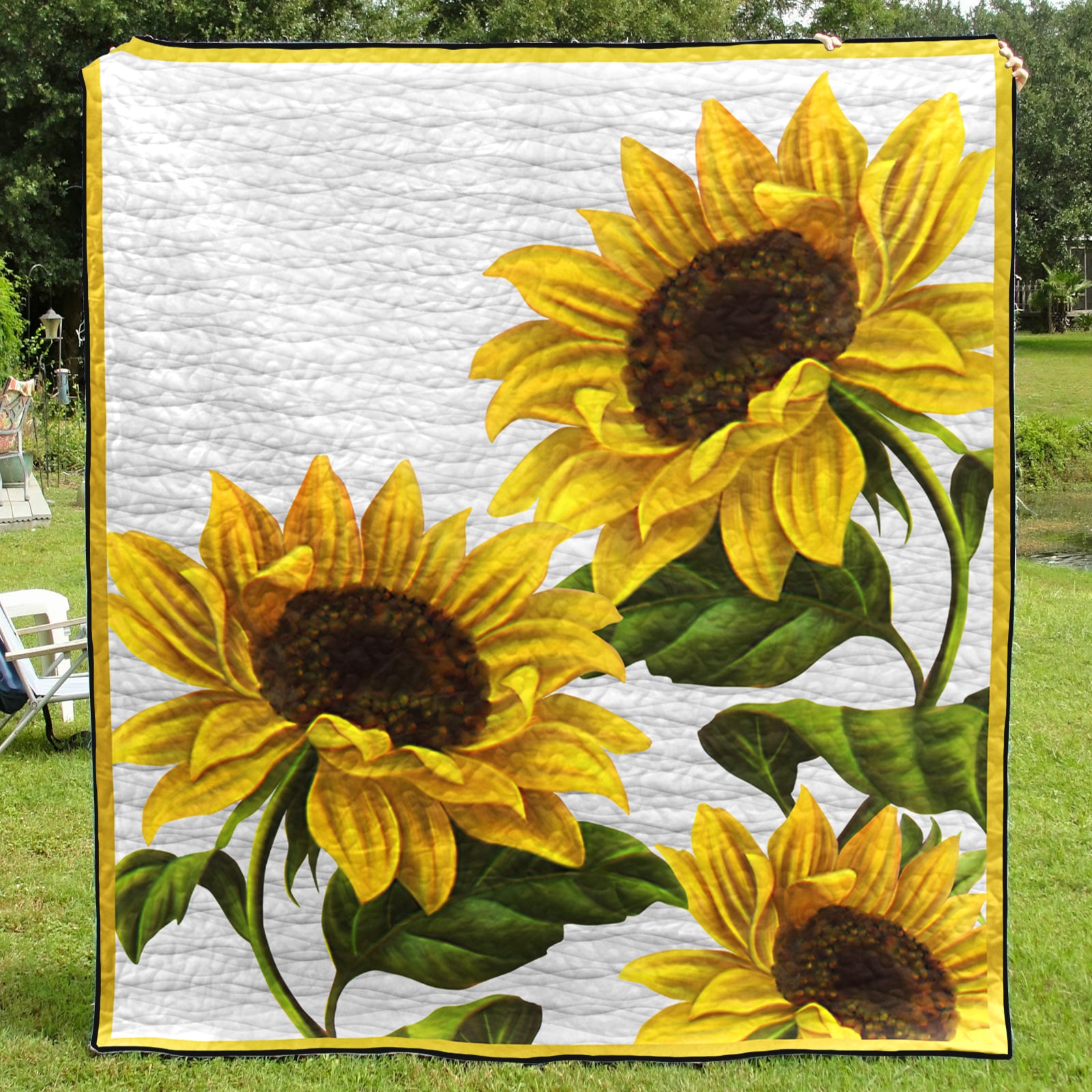 Sunflower CLA0710712Q Art Quilt