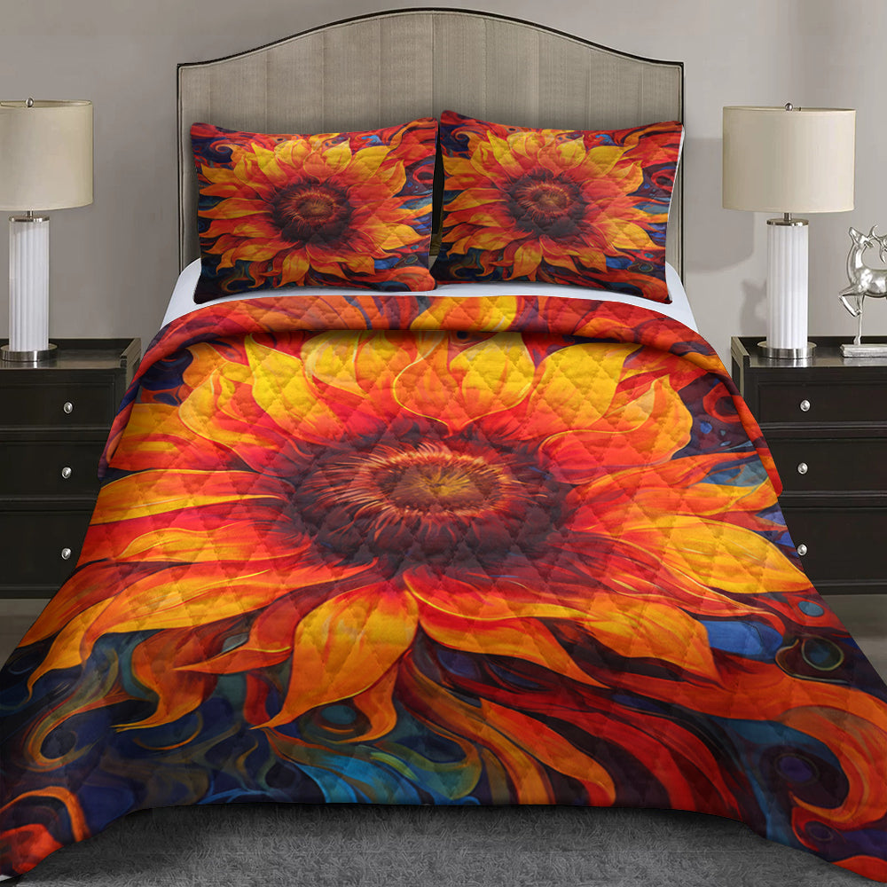 Sunflower Quilt Bed Set HM0909010
