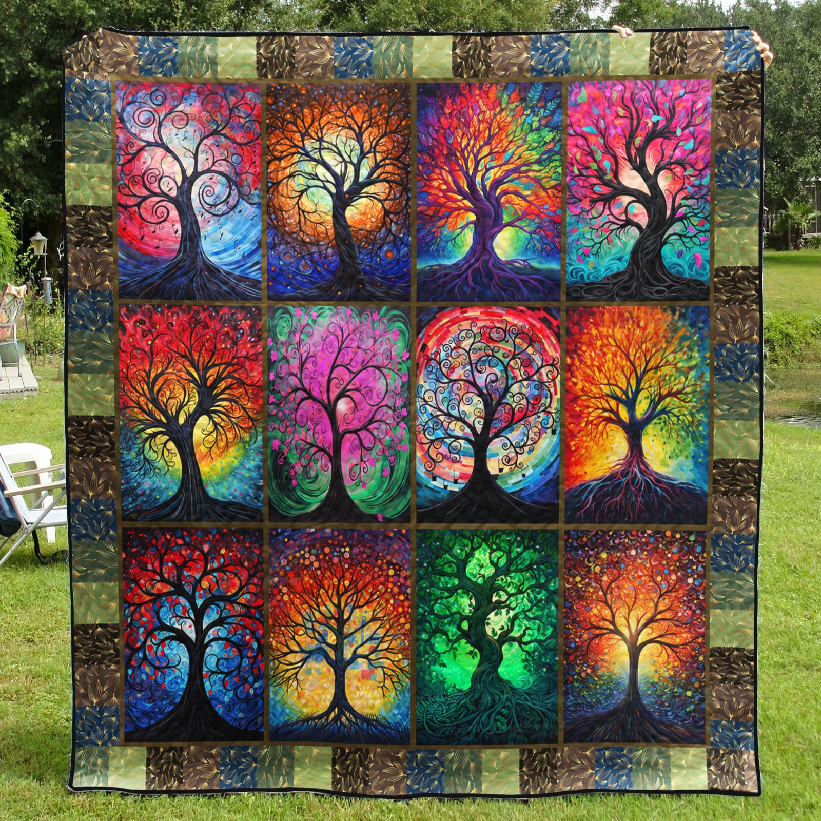 Tree Of Life Art CLH2111619Q Art Quilt